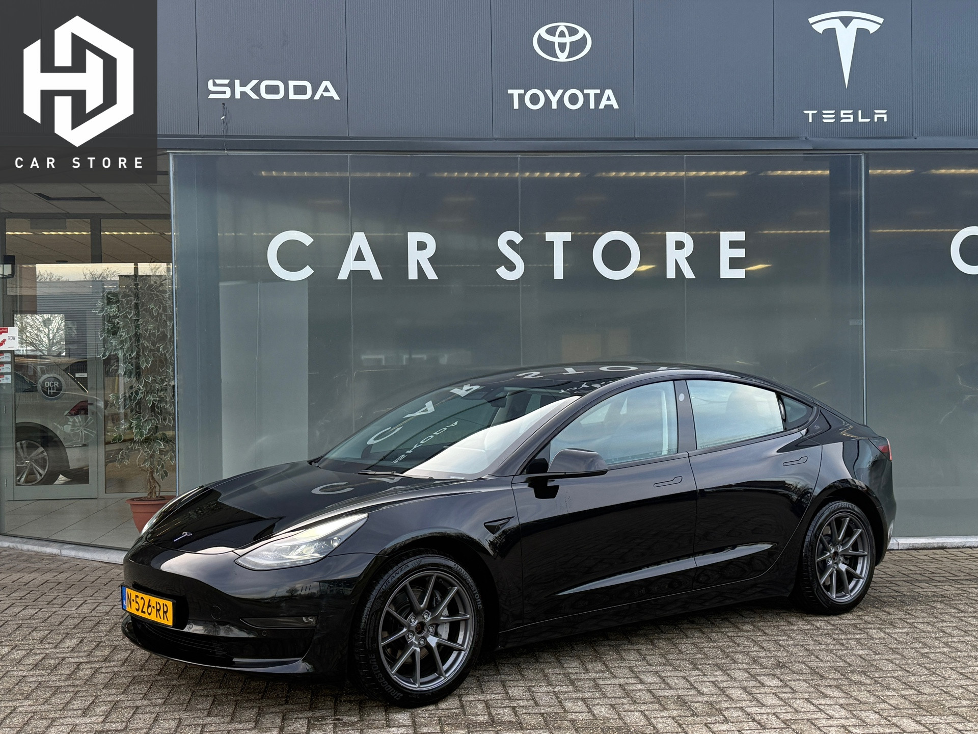 Tesla Model 3 Long Range AWD 75 kWh LFP 93% SOH FSD 2021 - voorkant