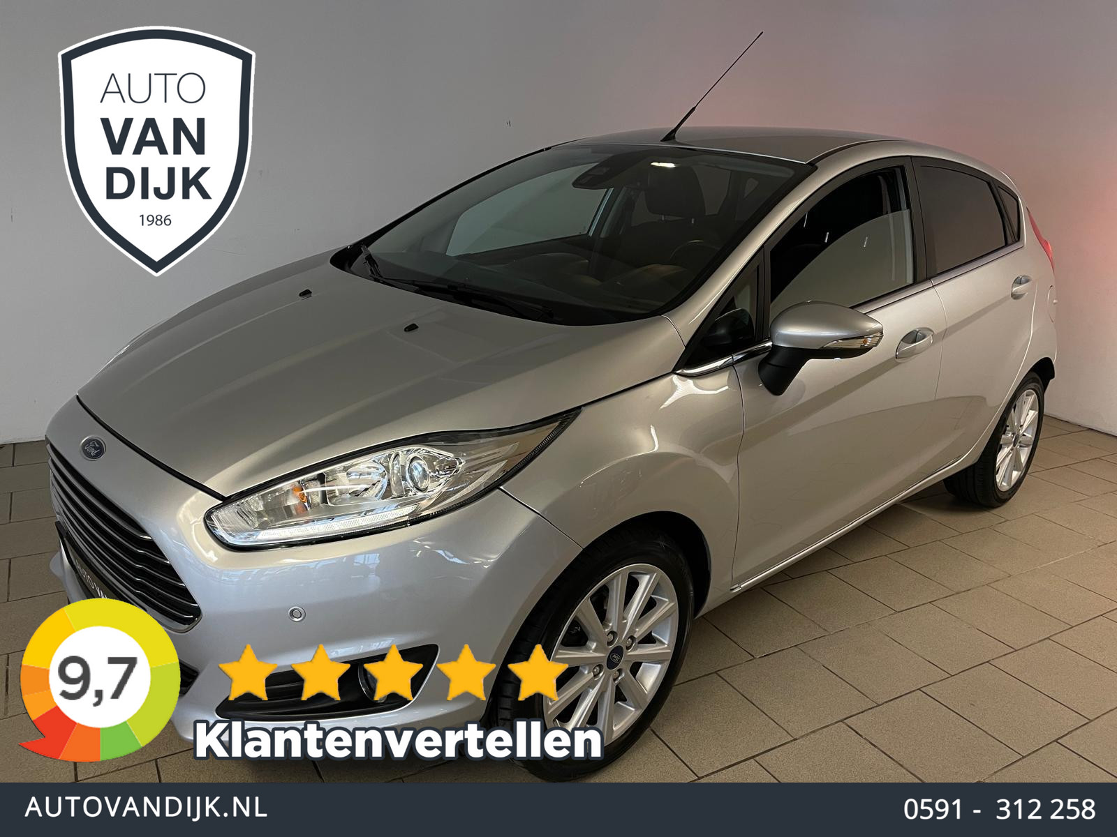 Ford Fiesta 1.0 EcoBoost Titanium 2017 - voorkant