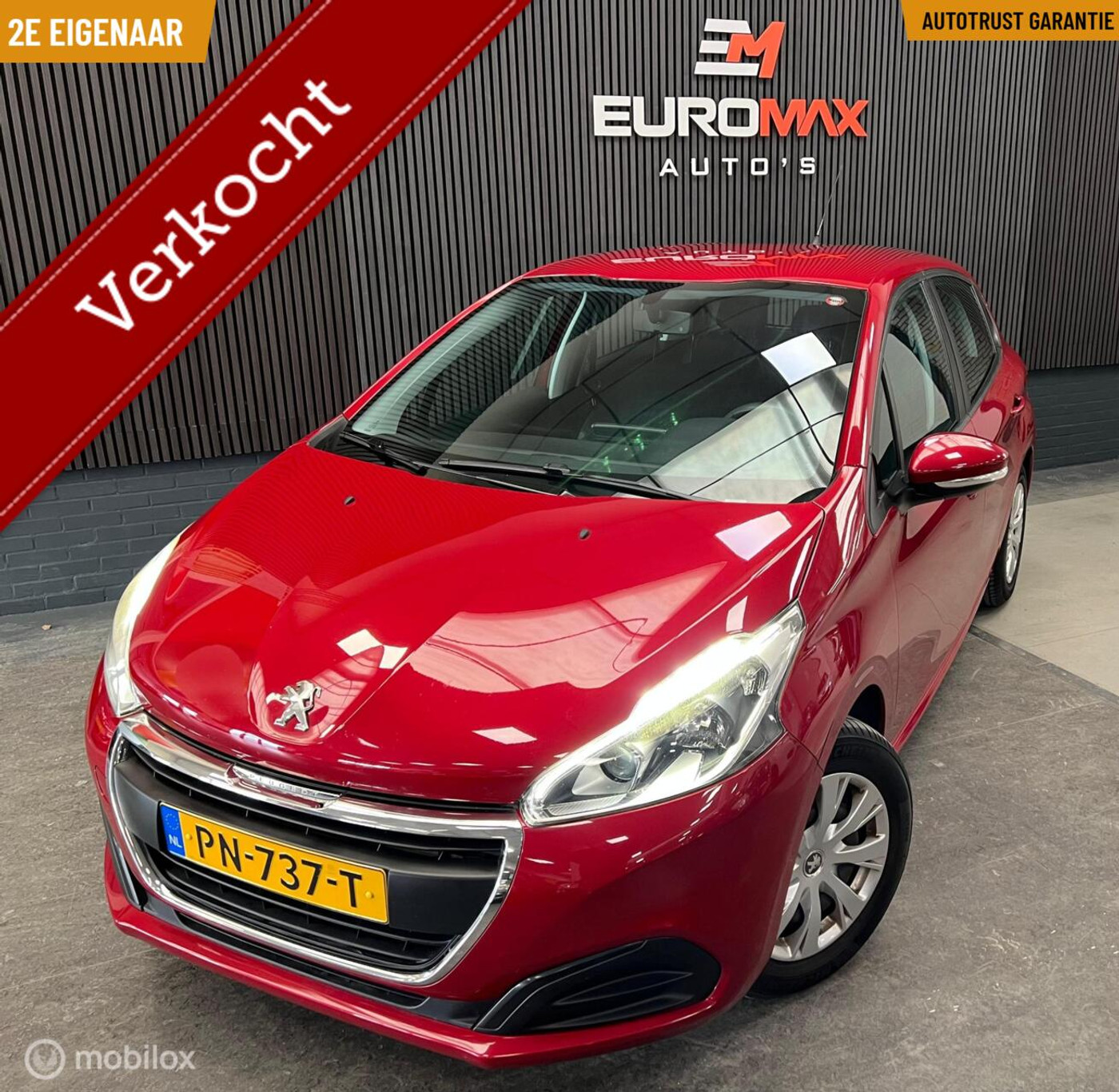 Peugeot 208 1.0 PureTech 2e Eigenaar - Distr Verv - Garantie 2015 - voorkant