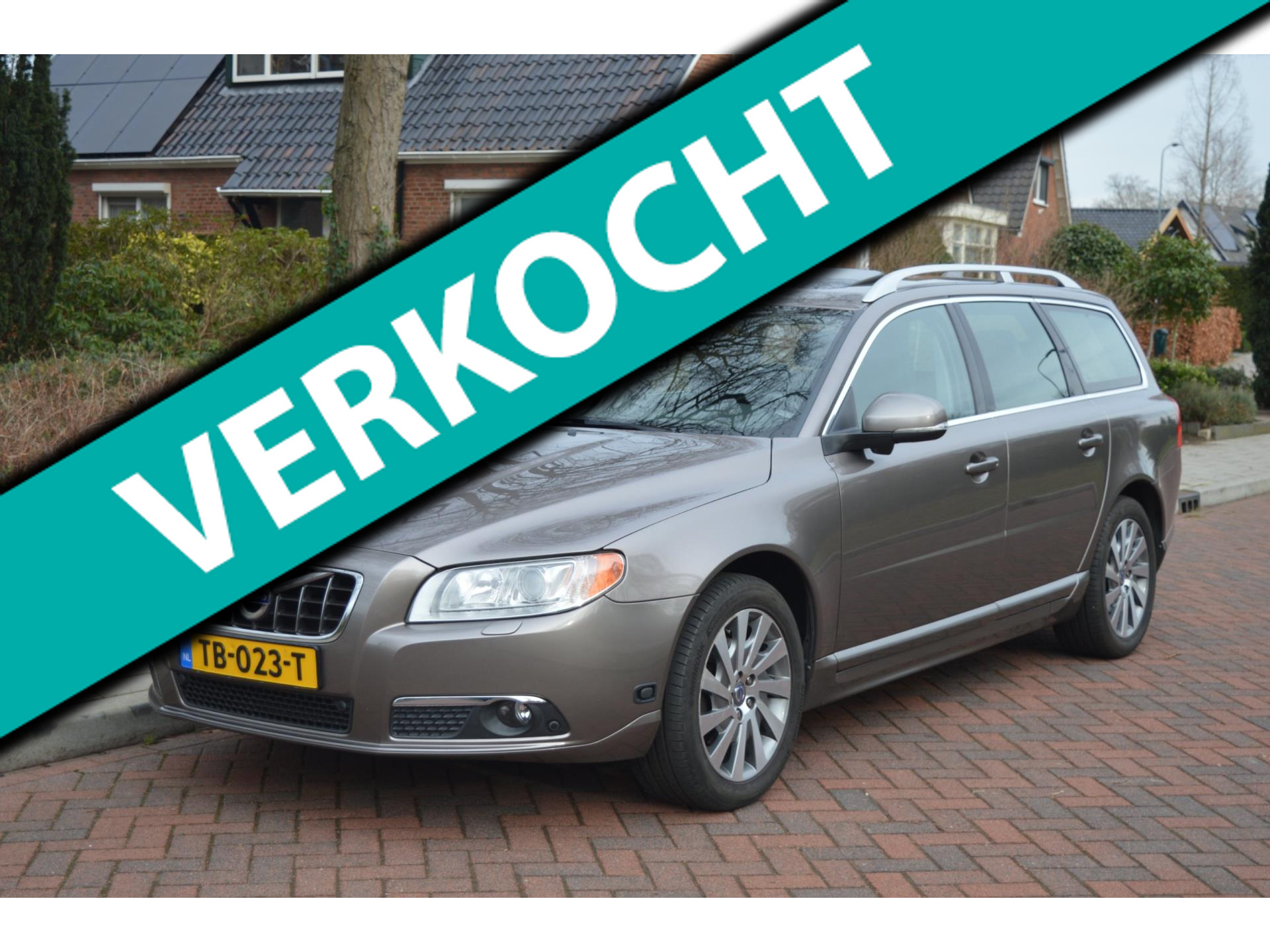 Volvo V70 1.6 T4 Summum leer/navi/schuifdak/dealer onderh/150dkm 2011 - voorkant