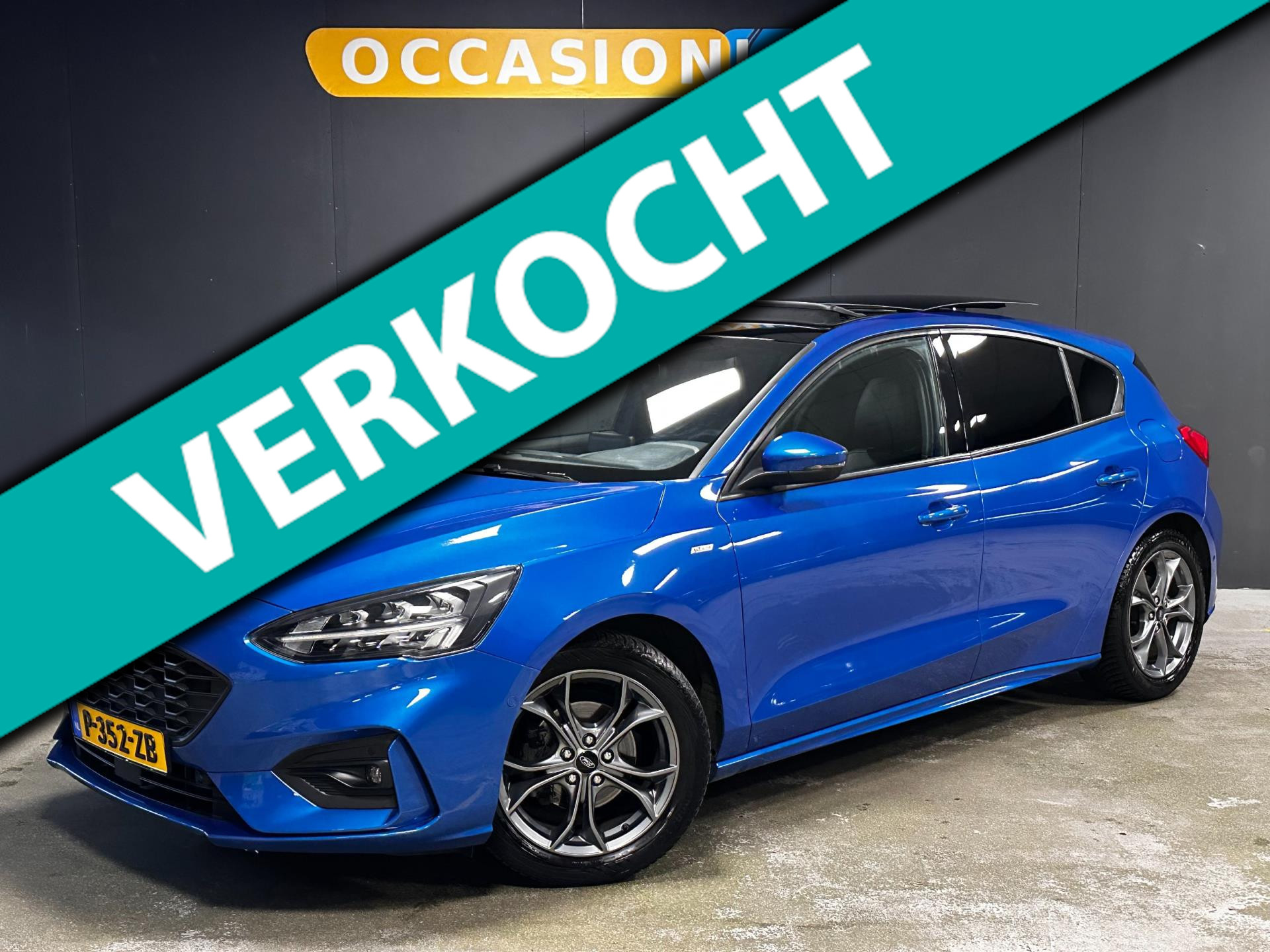 Ford Focus 1.0 EcoBoost ST-line Business|PANO|B&O|ACC|CARPLAY|KEYLESS|STOELV|STUURV|NAVI|BLUETOOTH|17INCH| 2020 - voorkant