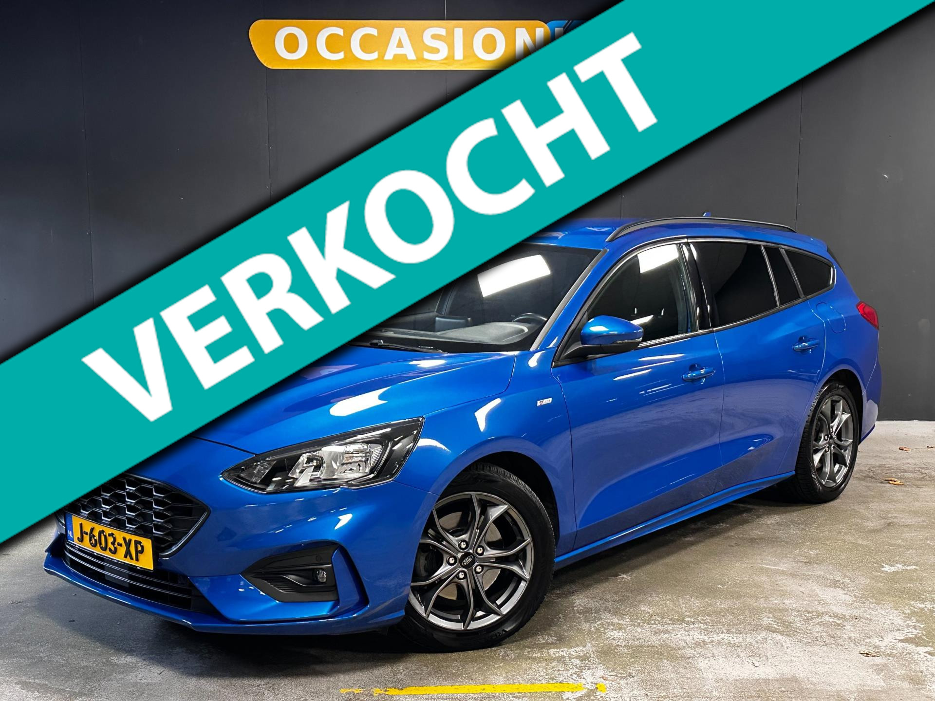 Ford Focus 1.0 EcoBoost ST Line|KEYLESS|TREKHAAK|CRUISE|STOELV|STUURV|CARPLAY|CAMERA|17INCH| 2019 - voorkant