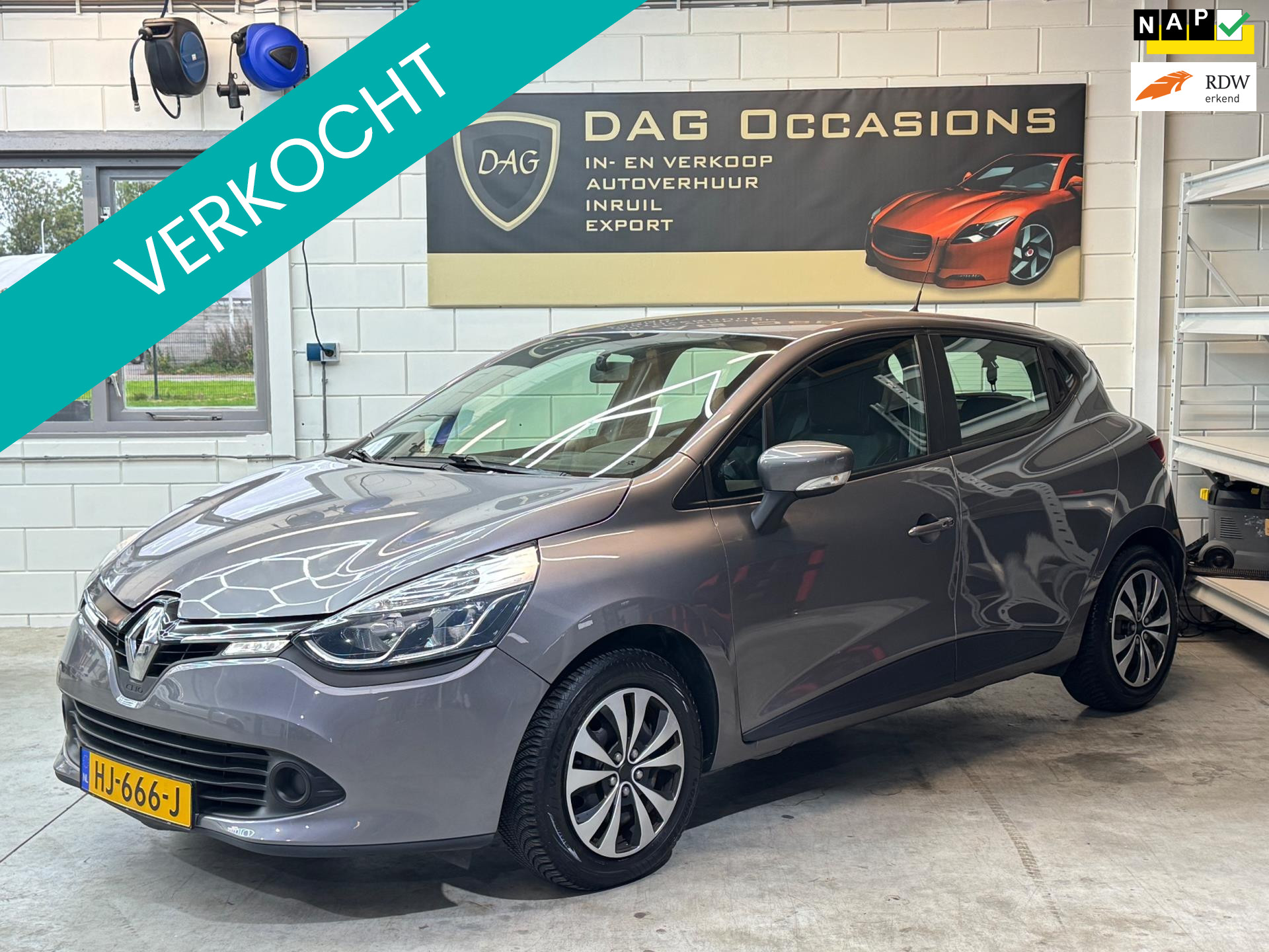 Renault Clio 0.9 TCe  Expression CRUISE|AIRCO|NAVI|LED 2015 - voorkant