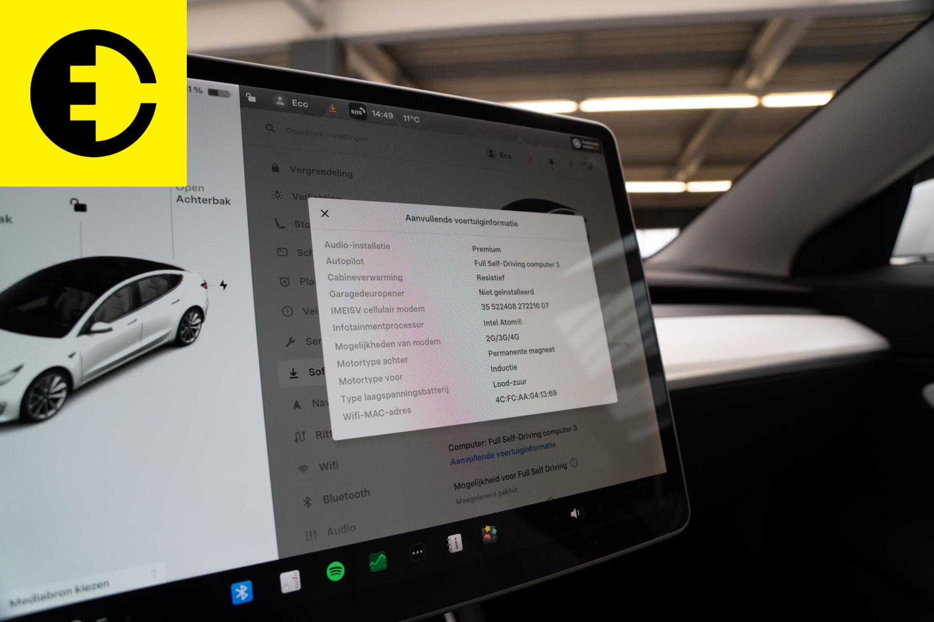 Foto van Tesla Model 3