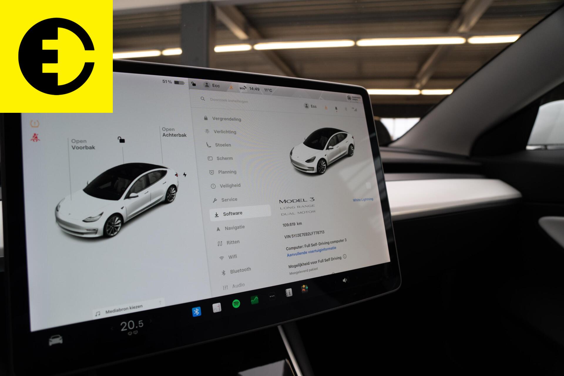 Foto van Tesla Model 3
