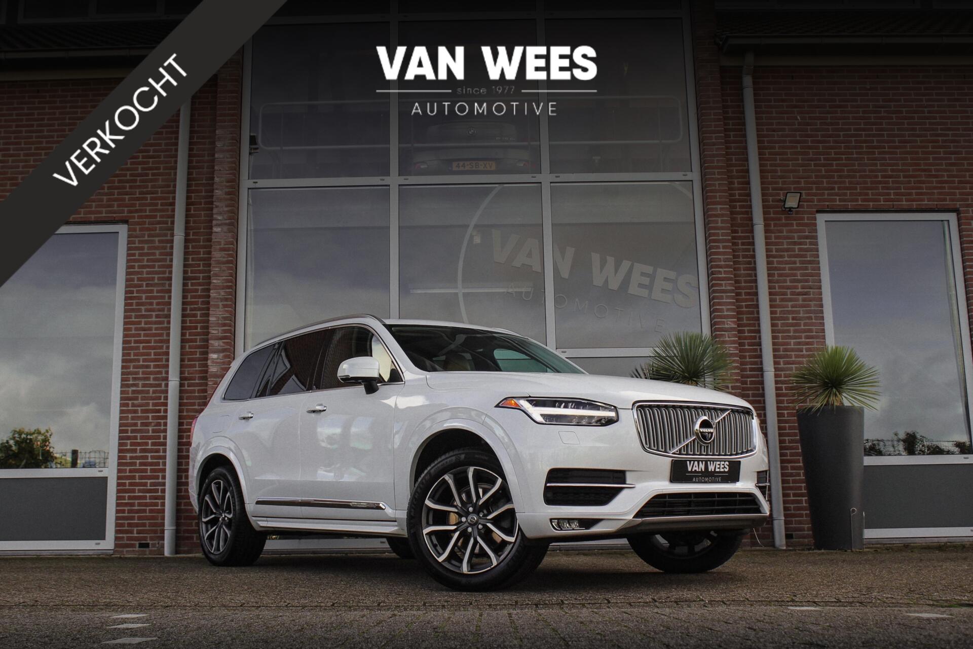 Volvo Xc90 2.0 T6 AWD Inscription | 320 pk | Dakraam | LED | 20 inch | Camera | 7 persoons | 2e eigenaar | Origineel | Verkoeling | Verwarming | Bluetooth | Dode hoek | Lane assist 2016 - voorkant