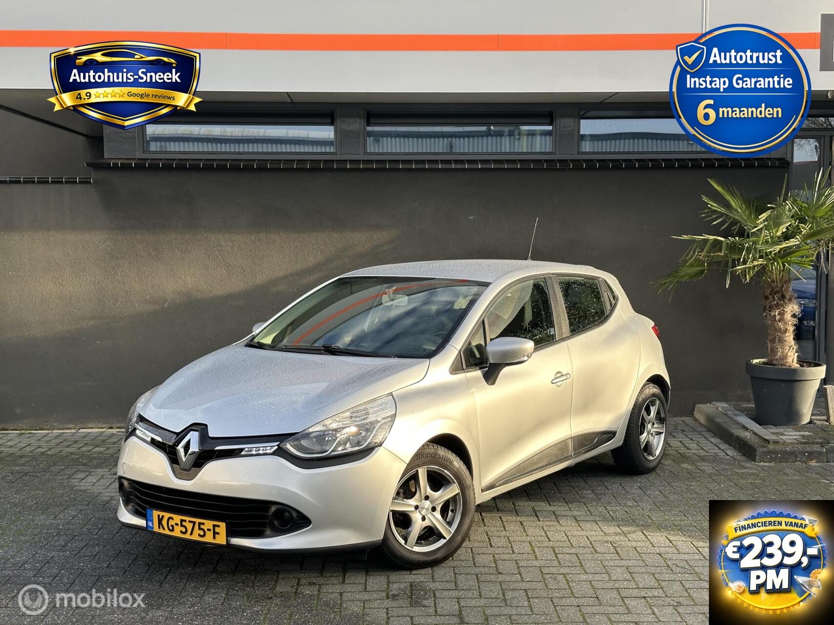 Renault Clio 1.5 dCi ECO Night&Day | Zuinige diesel|6mnd gar 2014 - voorkant