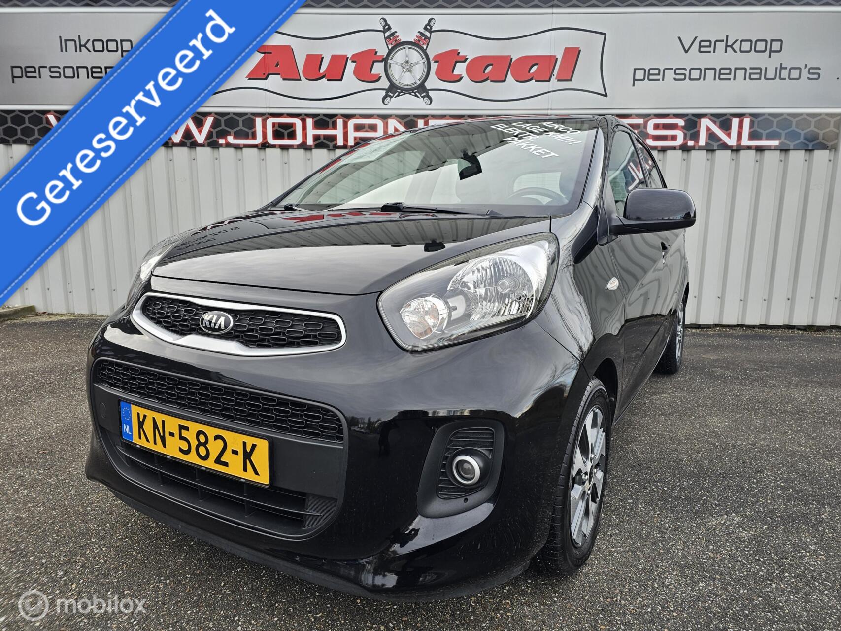 Kia Picanto 1.0 CVVT EconomyPlusLineNavigator I Airco I Camera I NAP 2016 - voorkant