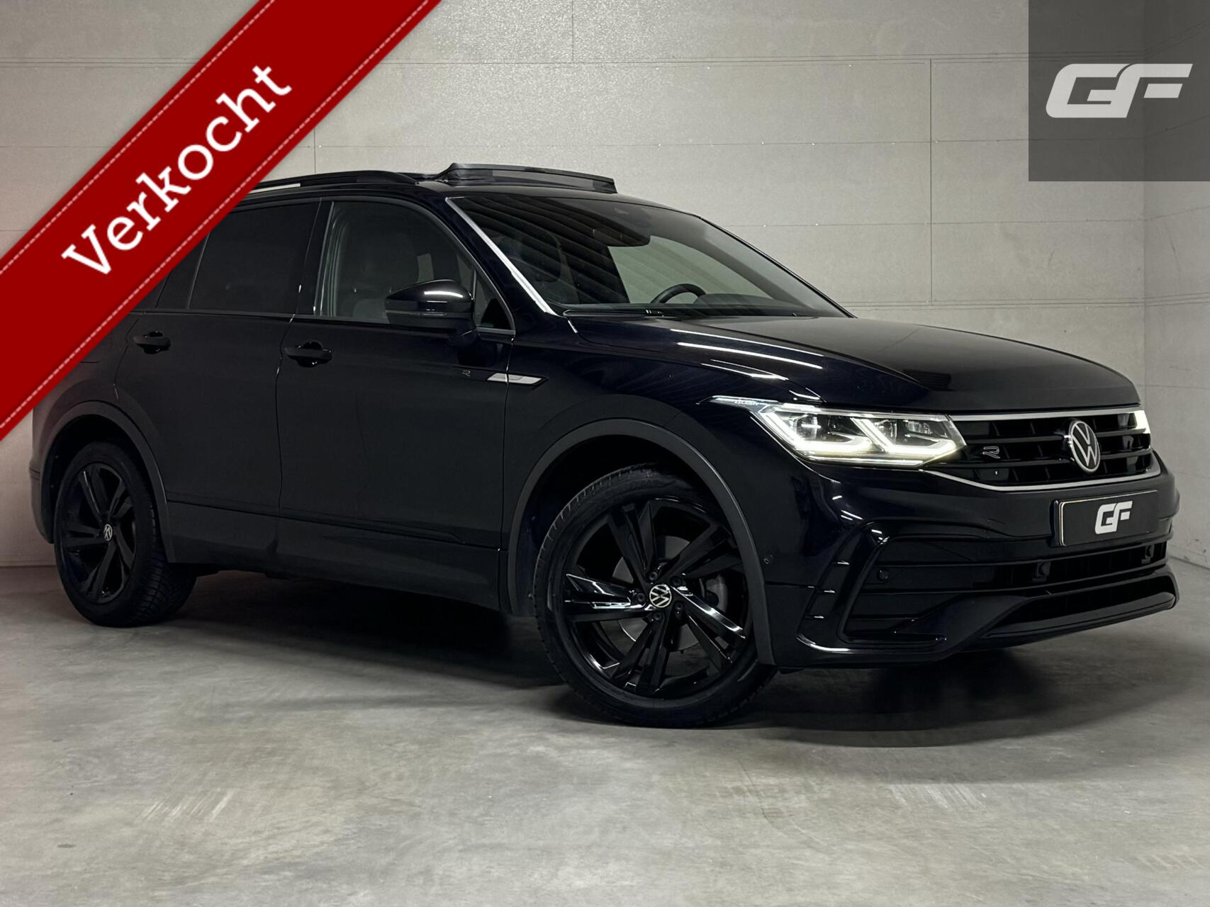 Volkswagen Tiguan 1.5 TSI R-Line Black Style Pano H/K NAP 2021 - voorkant