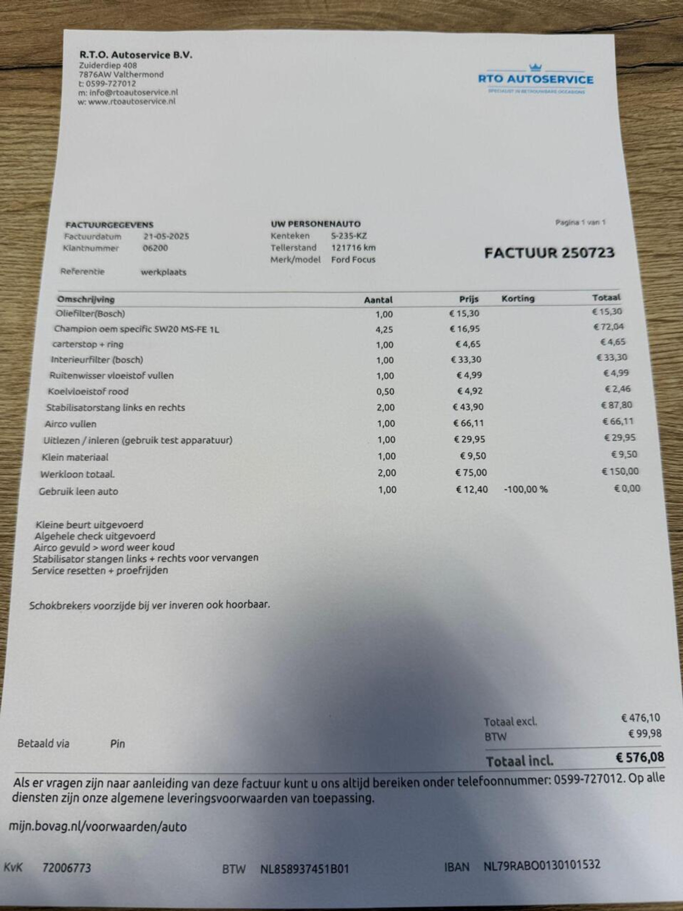 Foto van Ford Focus