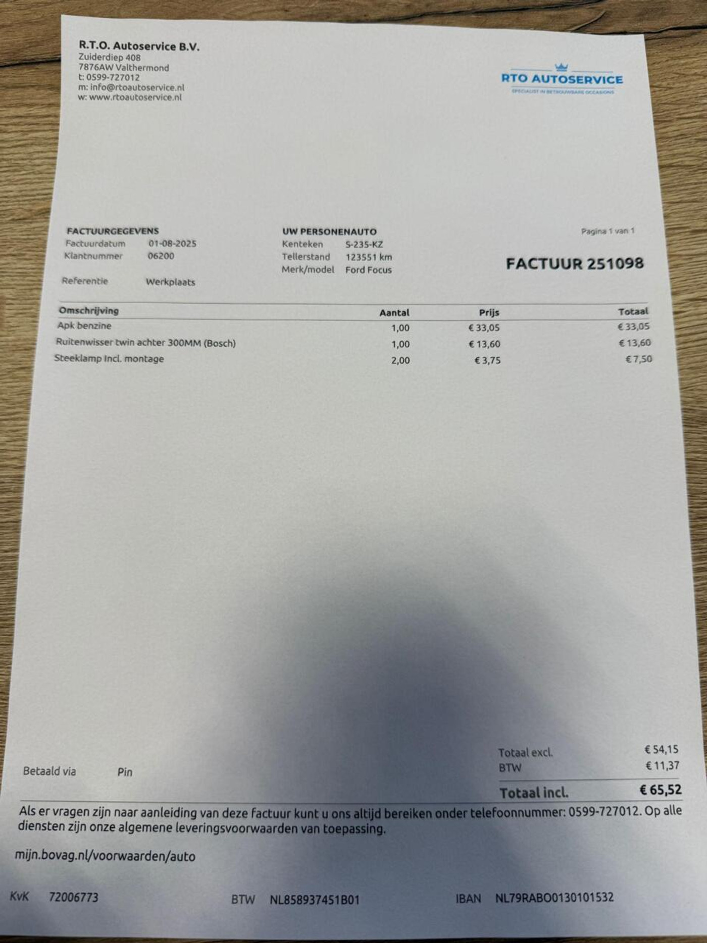 Foto van Ford Focus