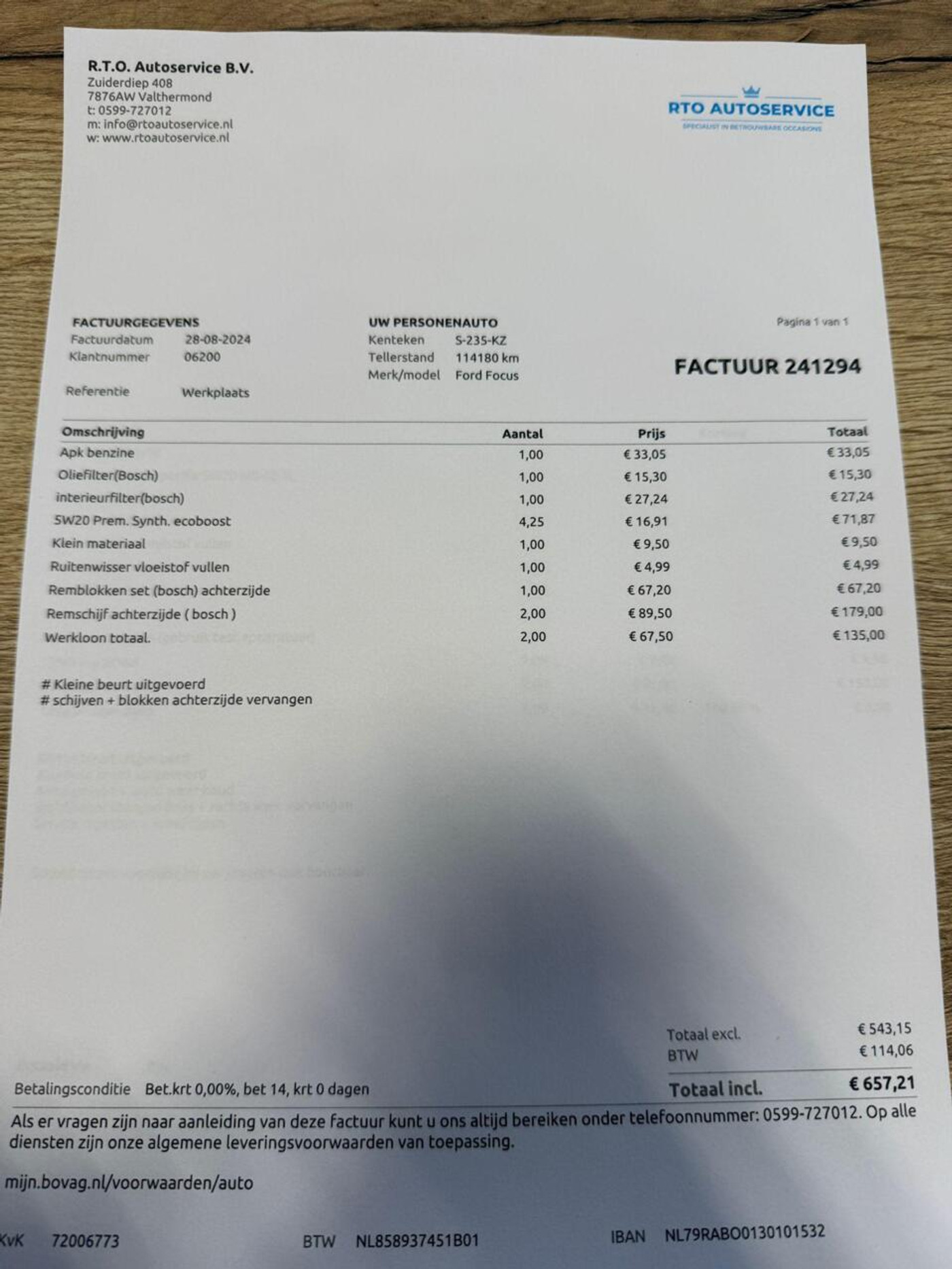 Foto van Ford Focus