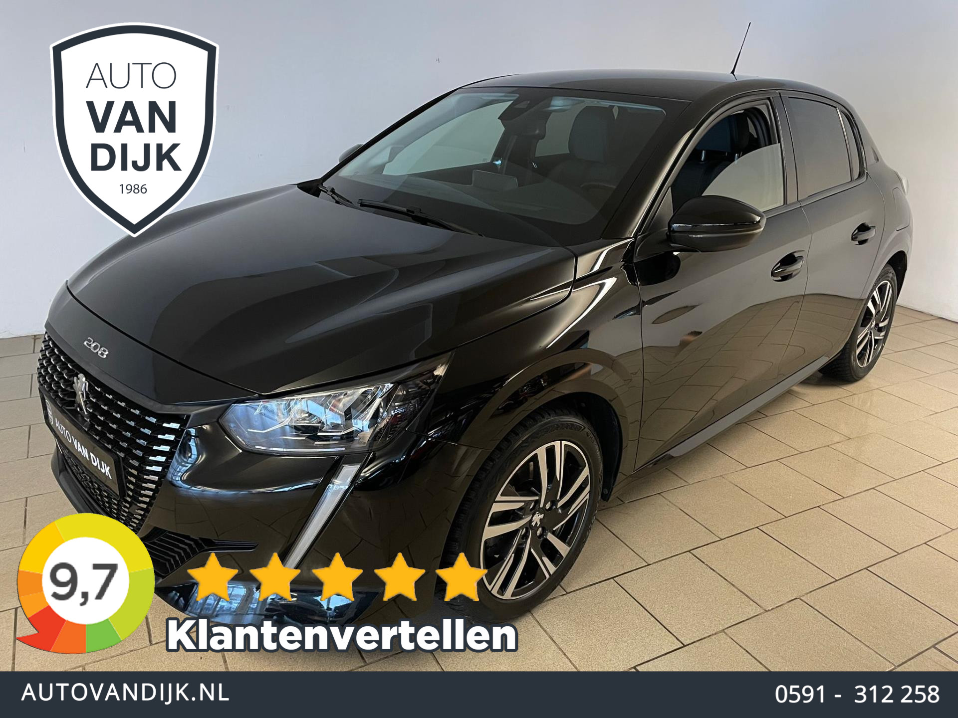 Peugeot 208 1.2 PureTech Allure Pack CLIMA LM VELGEN CRUISE CONTROL 2021 - voorkant