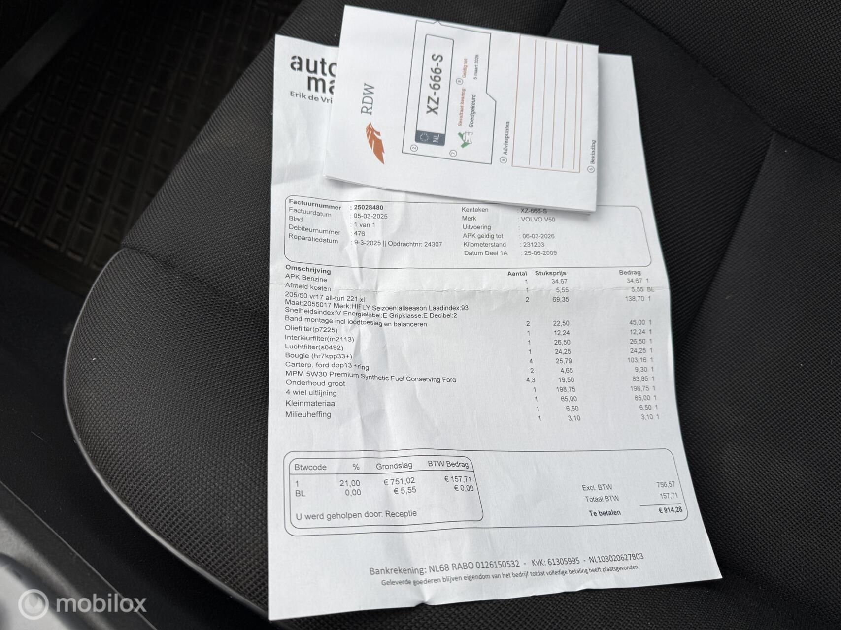 Foto van Volvo V50