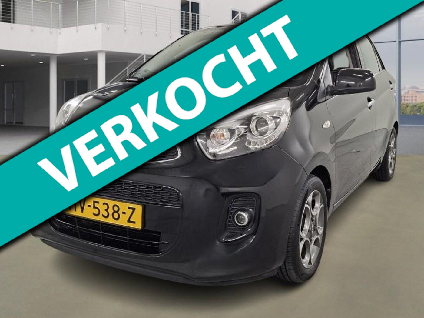 Kia Picanto 1.0 CVVT DynamicLine 85.900 km +NAP NL-auto 2016 - voorkant
