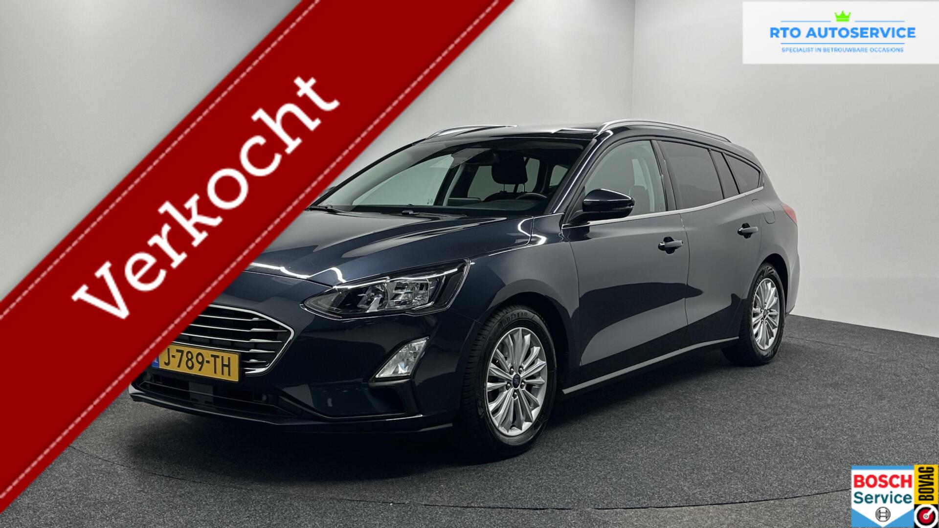 Ford Focus 1.0 EcoBoost Titanium X Business TREKHAAK ECC NAVI CAMERA. 2020 - voorkant