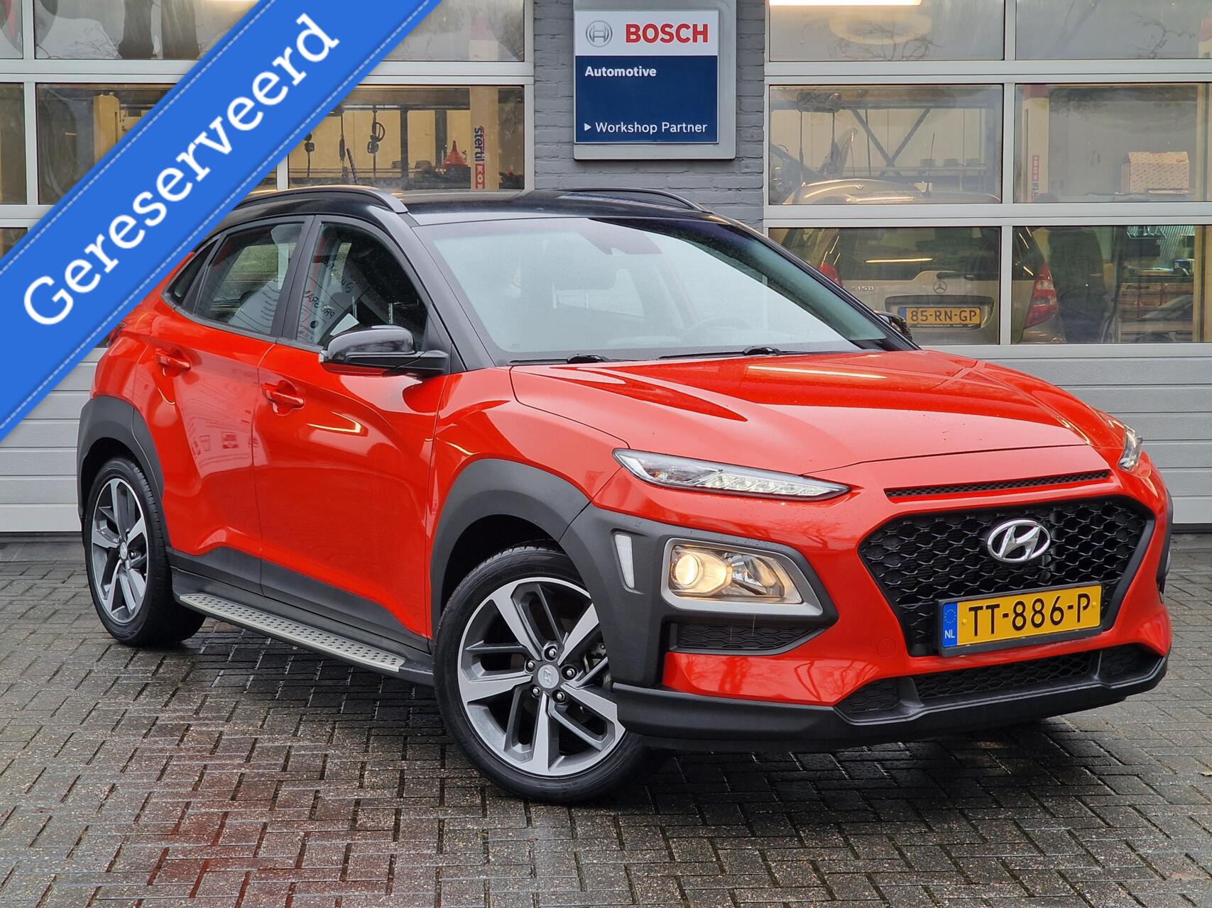 Hyundai Kona 1.0T Fashion|Carplay|Clima|Trekhaak|20.752KM||Navi| 2018 - voorkant