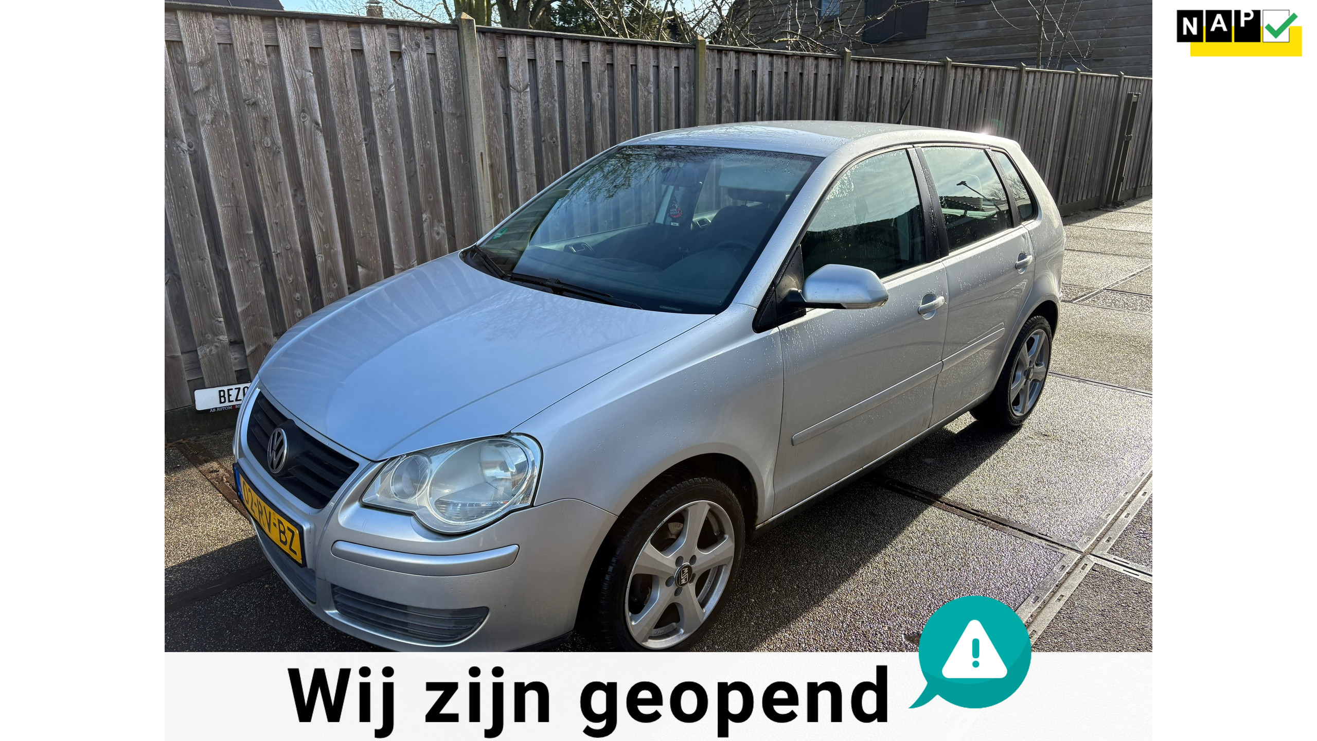 Volkswagen Polo 1.4-16V AIRCO/ ELEKTRISCHE RAMEN/ LM VELGEN 2005 - voorkant