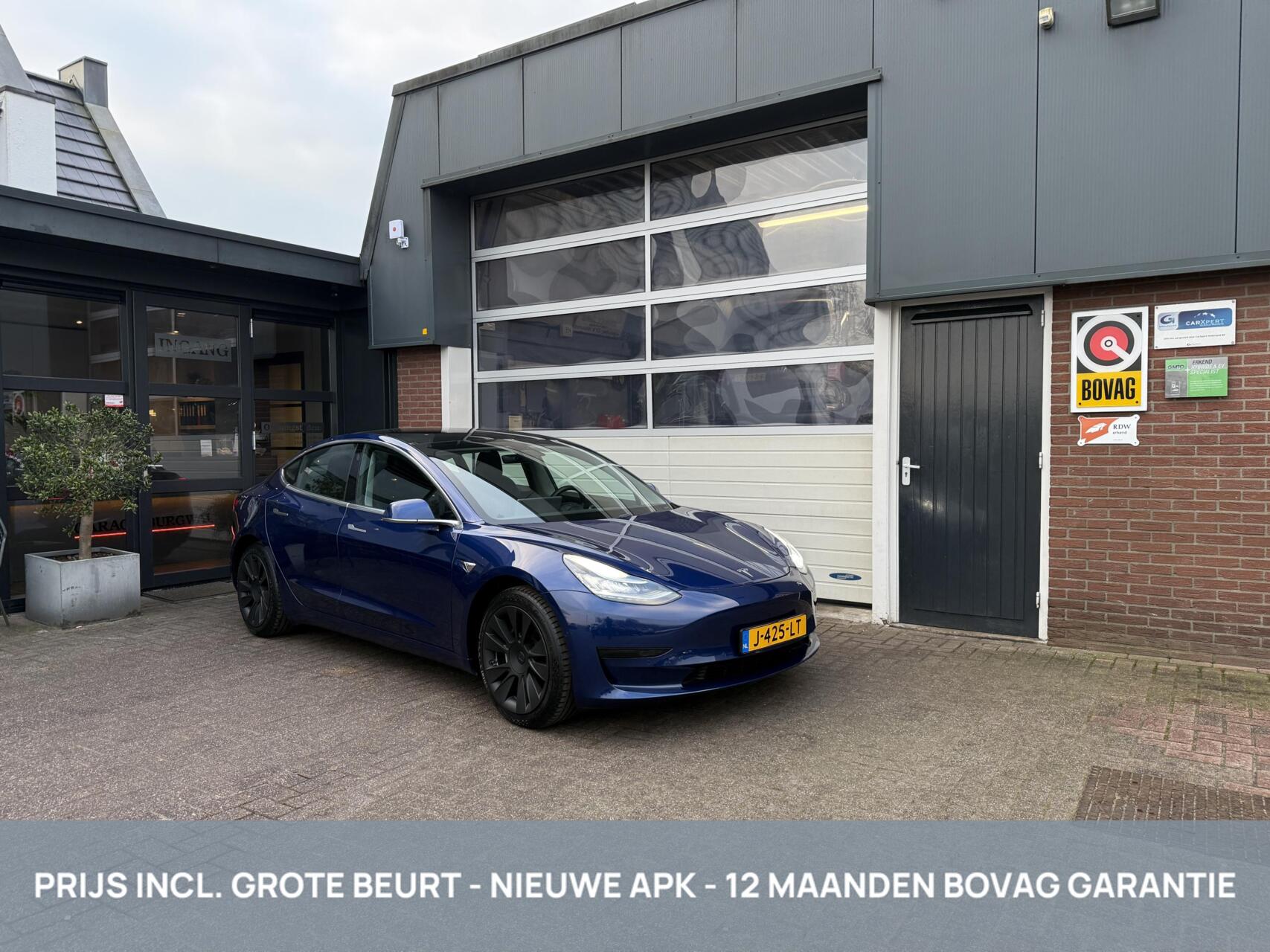 Tesla Model 3 Standard RWD Plus 60 kWh SOH 93% 1000kg TH *ALL-IN PRIJS* 2020 - voorkant