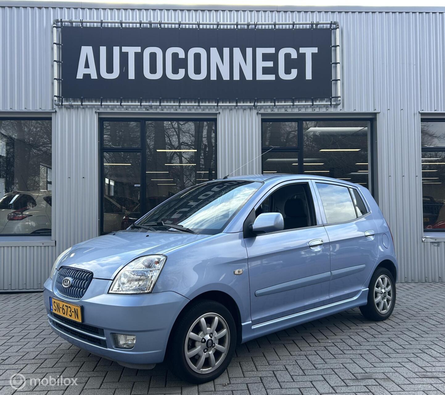 Kia Picanto 1.1 EX, AUTOMAAT, AIRCO, SPORTVELGEN 2005 - voorkant