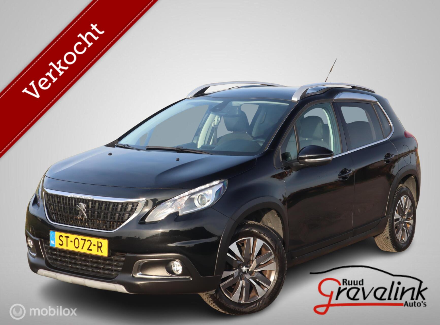 Peugeot 2008 1.2PT 110 PK H6 Allure Navigatie 1/2Leer Camera Clima 2018 - voorkant