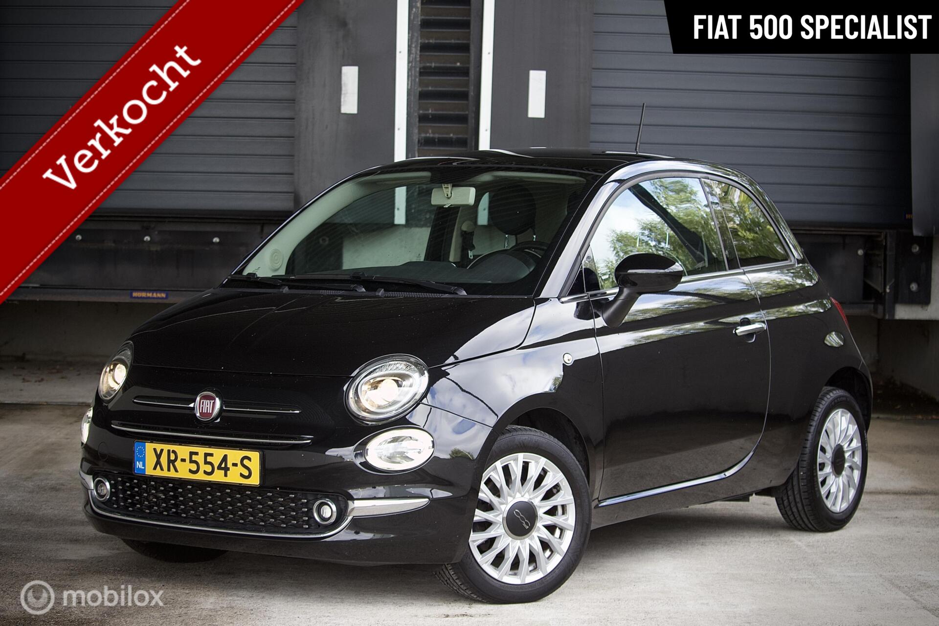 Fiat Fiat 500 Lounge 0.9|Cruise control|Airco|Panoramadak| 2017 - voorkant