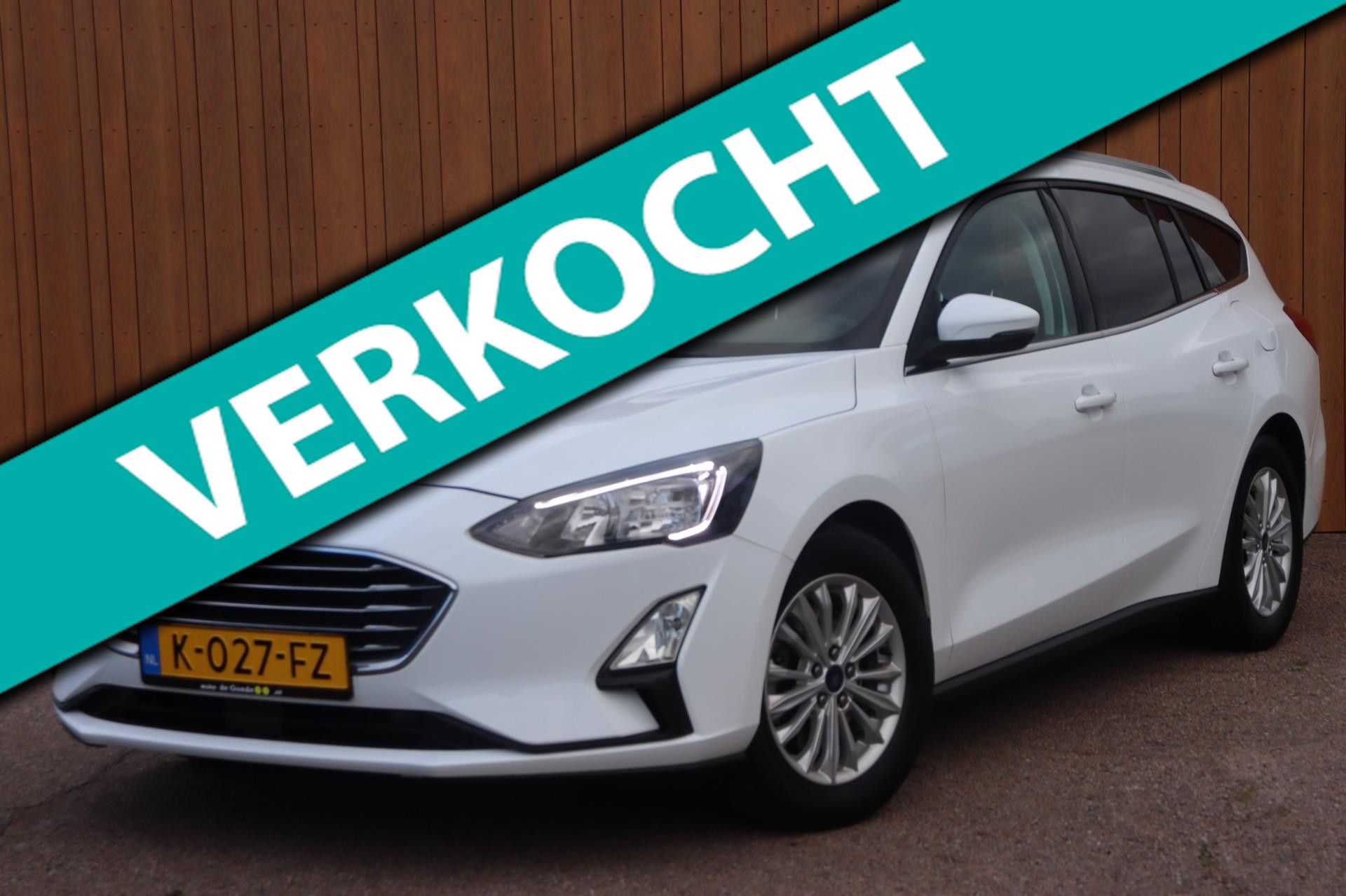 Ford Focus 1.0 EcoBoost Hybrid 155pk Titanium X Business org.NL stoel+stuur+raamverw. camera 2020 - voorkant