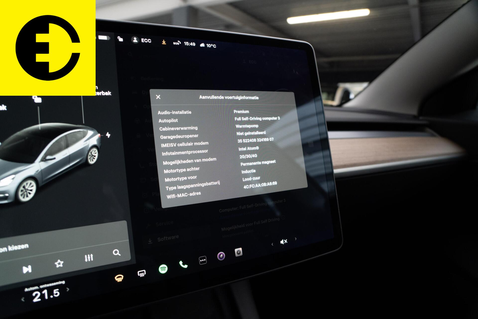Foto van Tesla Model 3