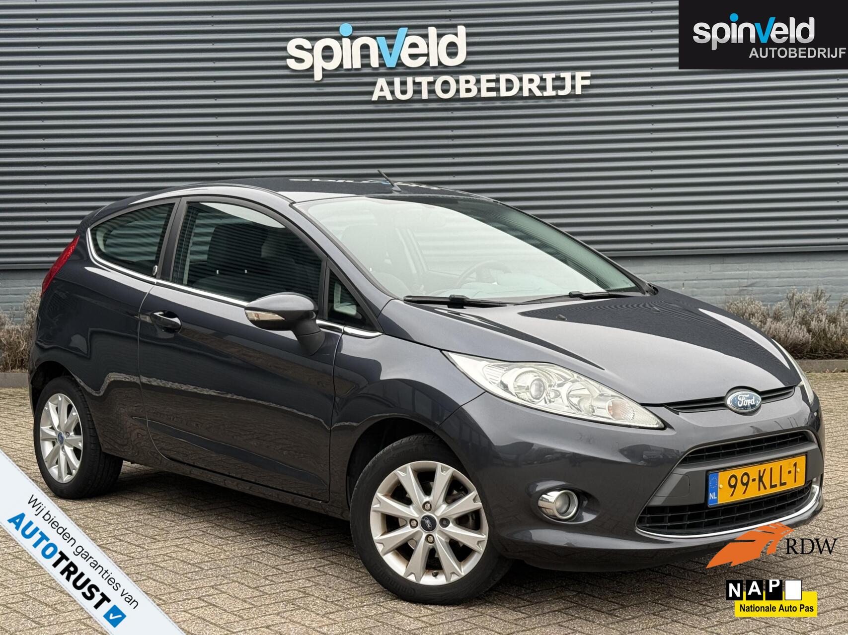 Ford Fiesta 1.25 Ghia - Airco - Nap - Nieuwe Apk - 2010 - voorkant