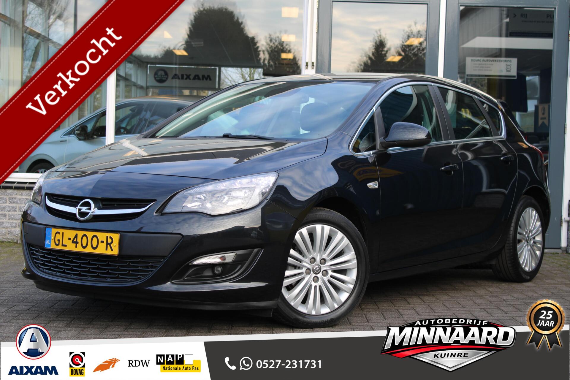 Opel Astra 1.4 Turbo Edition 2015 - voorkant