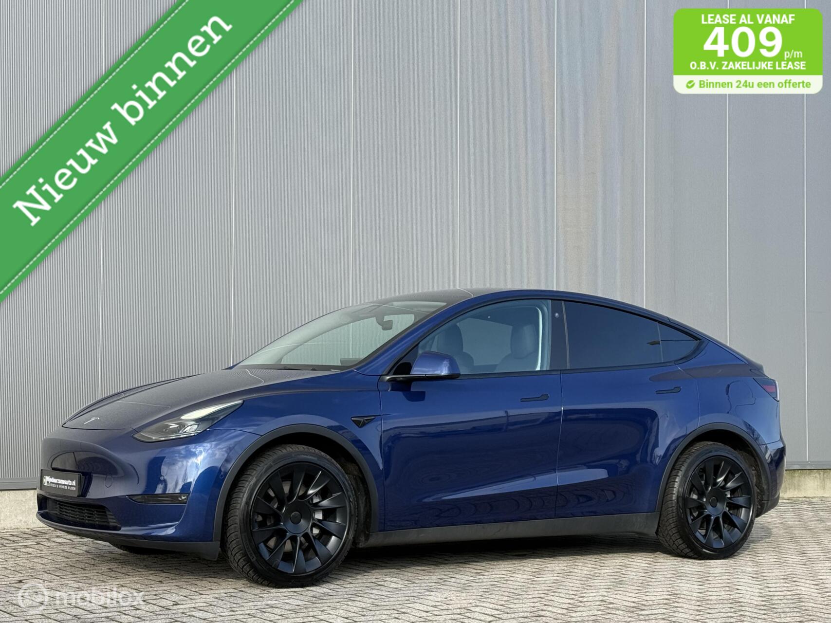 Tesla Model Y Long Range AWD 75 kWh FSD - Trekhaak - SOH 91% 2021 - voorkant