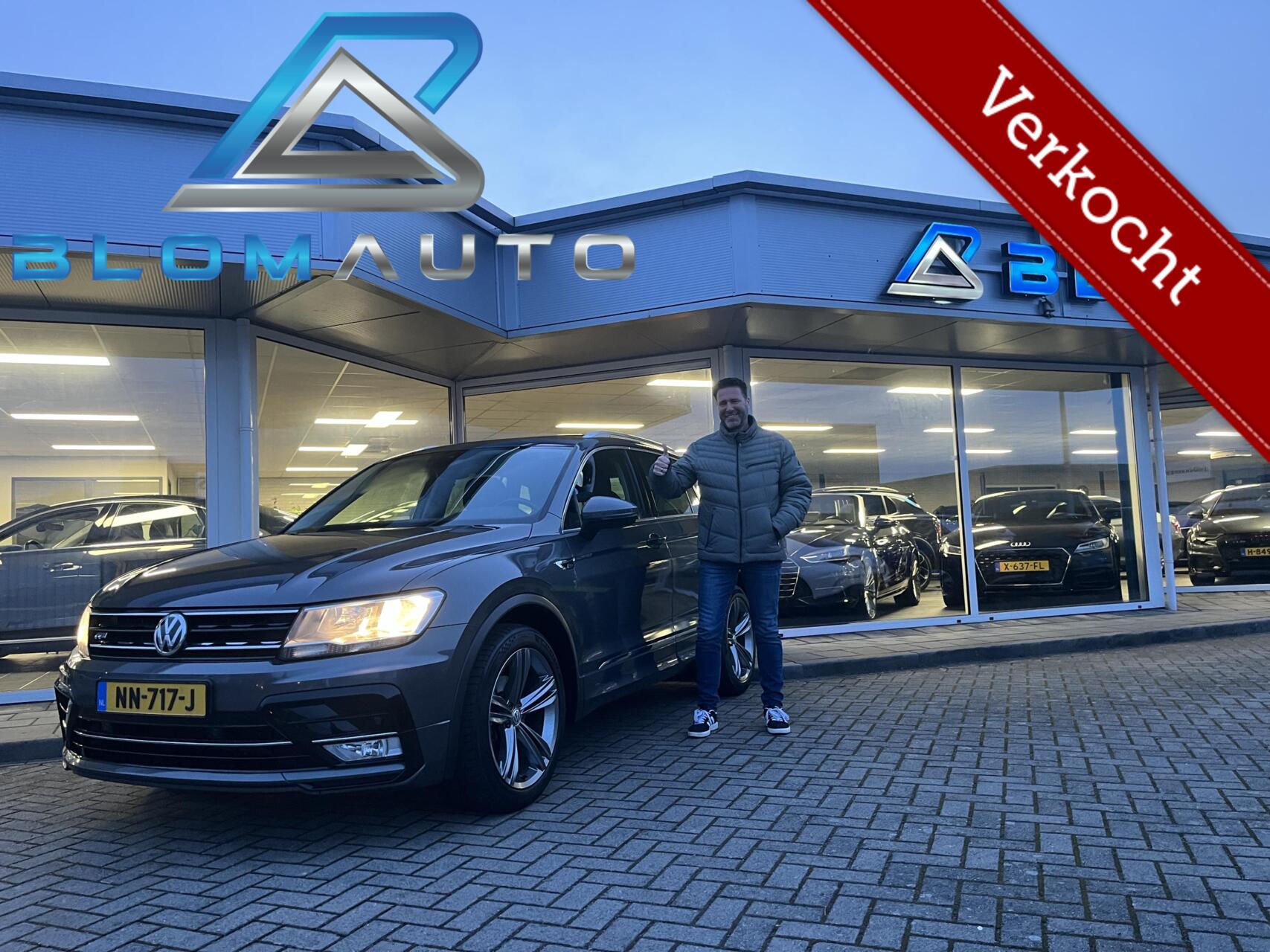 Volkswagen Tiguan 1.4 TSI ACT 150PK R-LINE PANO+EL. TREKHAAK 2017 - voorkant