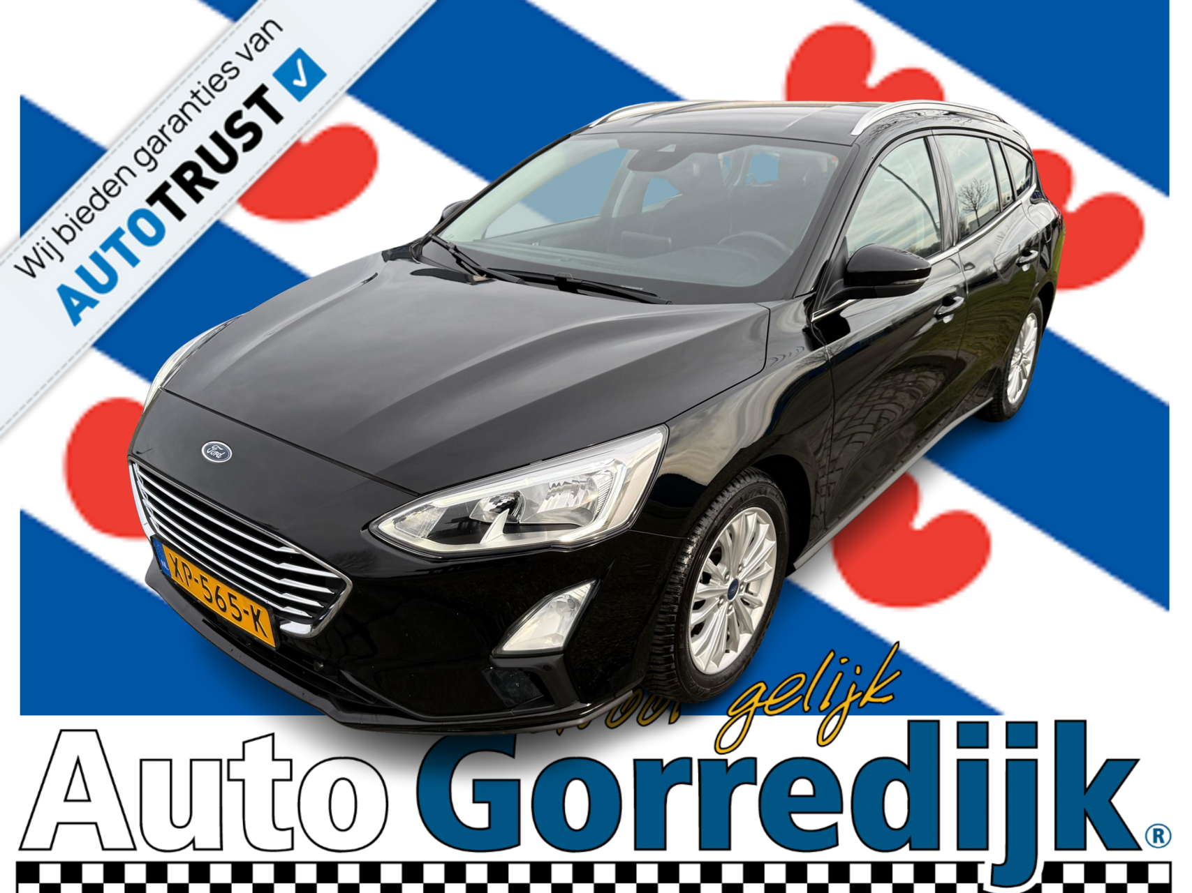 Ford Focus 1.5 TDCI Titanium Business Trekhaak Clima 2019 - voorkant