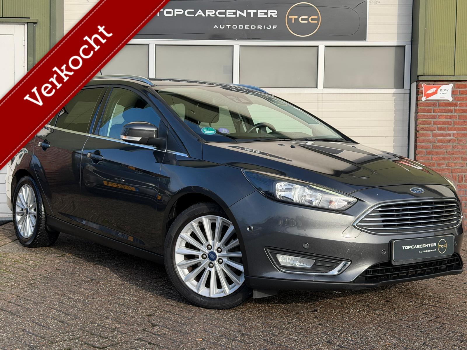 Ford Focus 1.0 Titanium/STOELV/CAMERA/TREKH/PARKS/APK 2018 - voorkant