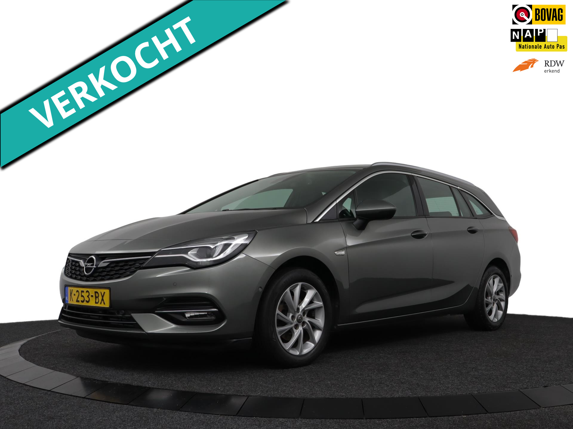 Opel Astra 1.2 T 131 pk Elegance Trekhaak/AGR/Camera/Carplay/Navi 2020 - voorkant