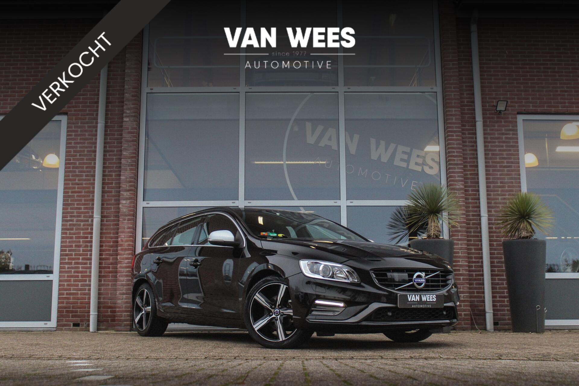 Volvo V60 2.0 D3 Polar+ R-design | Automaat | BLIS | Cruise control adaptief | Keyless entry | Stuur- & stoelverwarming | 18 inch | Navi | Bluetooth | Xenon | Trekhaak 2018 - voorkant