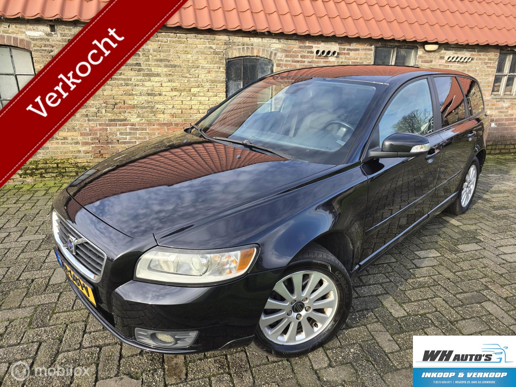 Volvo V50 2.5 T5 AWD Momentum goed onderhouden! 2008 - voorkant