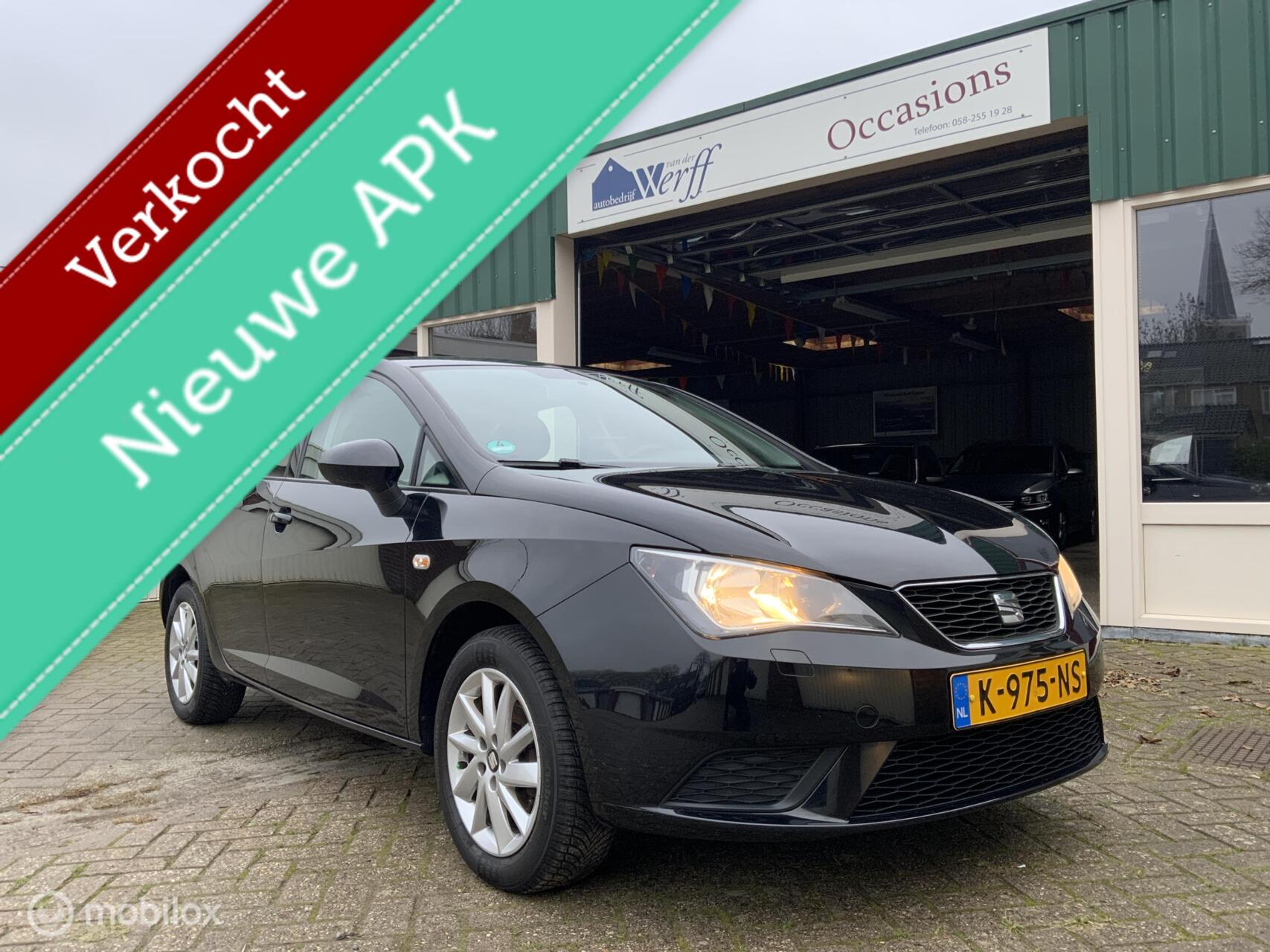 Seat Ibiza 1.4 Style Salsa,Navi,Airco,Stoelverw,Lm velgen,NWE DISTRIBUTIE! 2013 - voorkant
