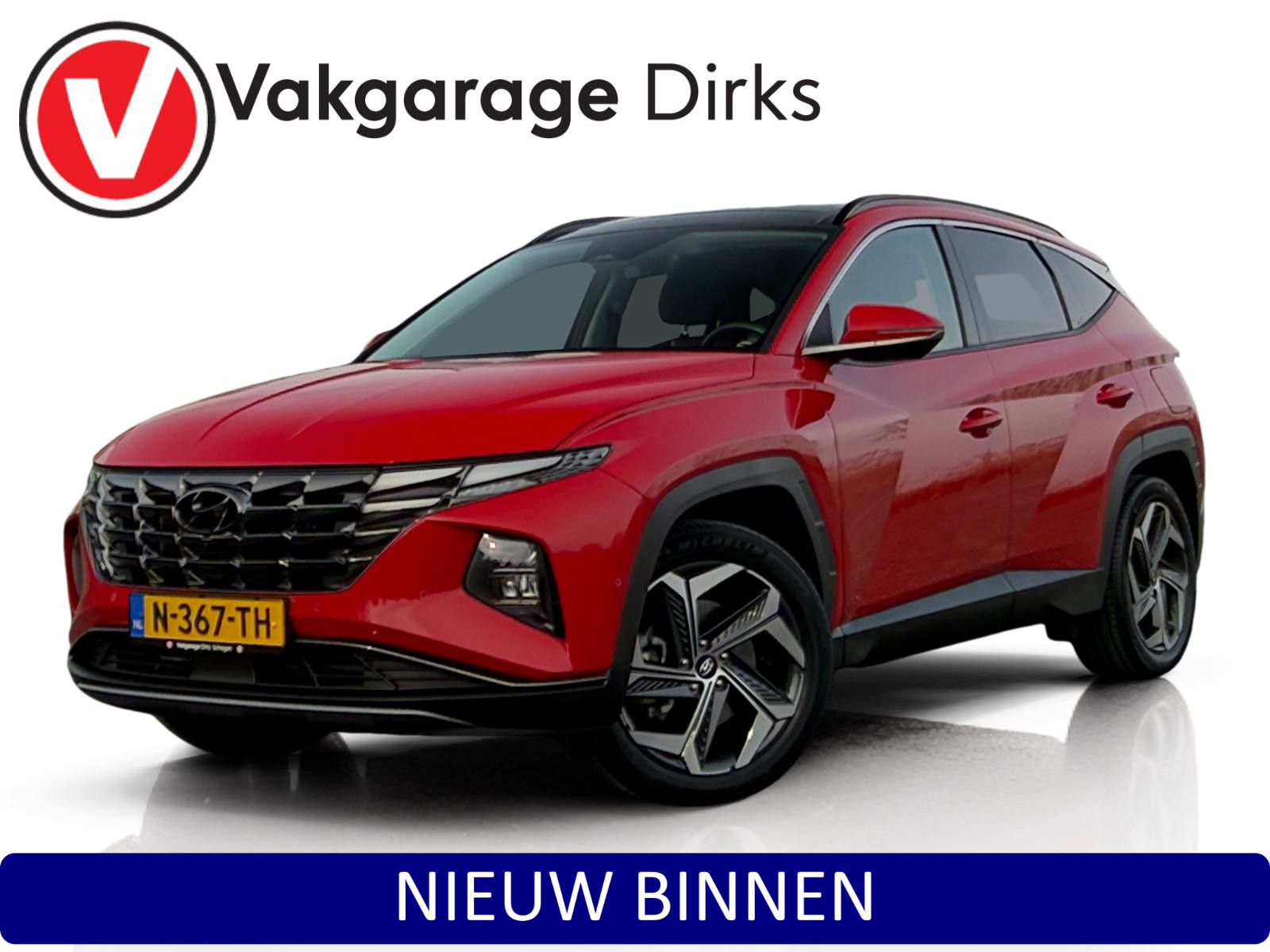 Hyundai Tucson 1.6 T-GDI HEV 230 PK Premium Sky 2021 - voorkant