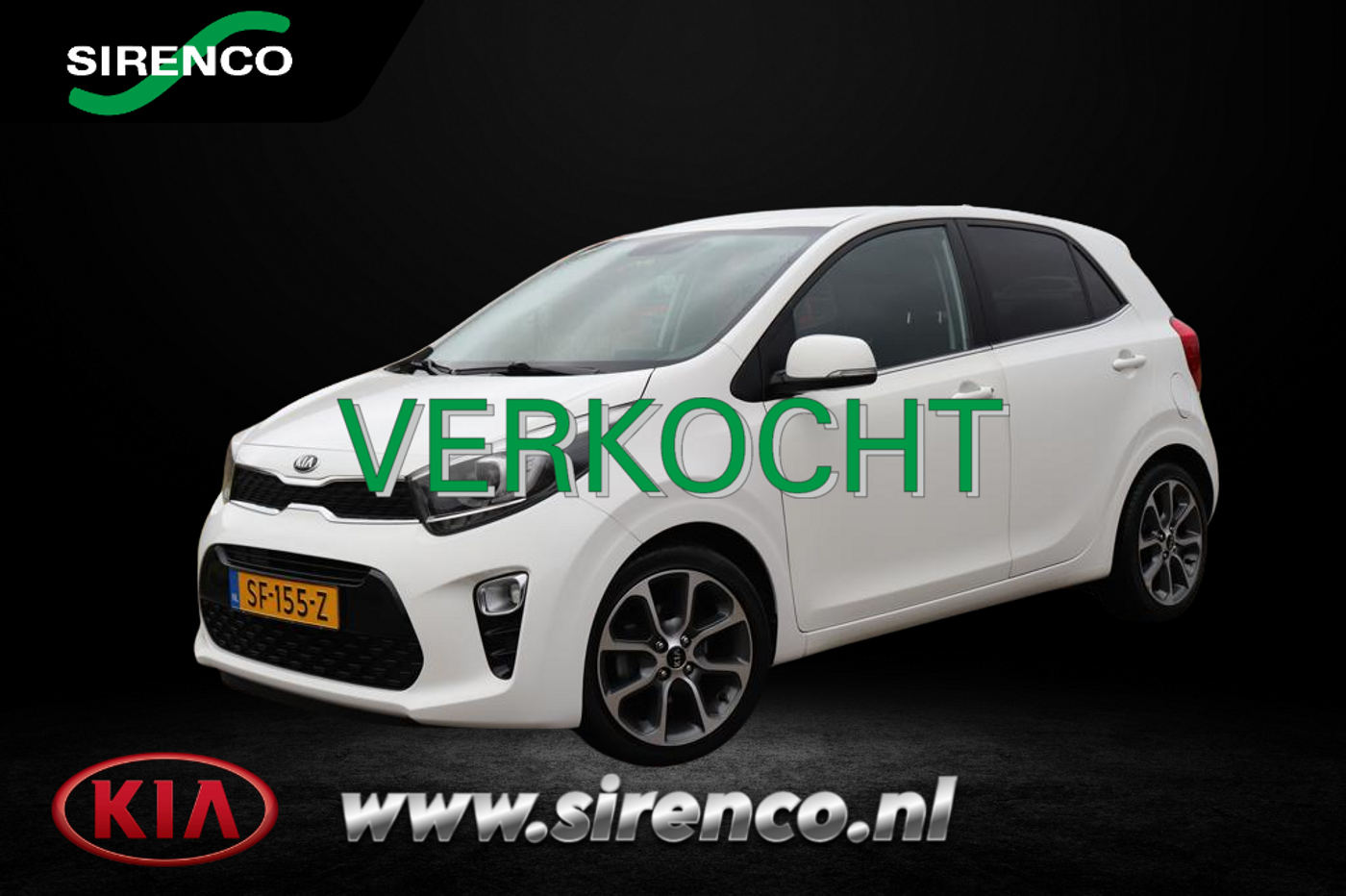 Kia Picanto 1.0 CVVT Design Edition | leder | climate & cruise control | Apple carplay & Android Auto | navigatie | camera | LMV | 2018 - voorkant