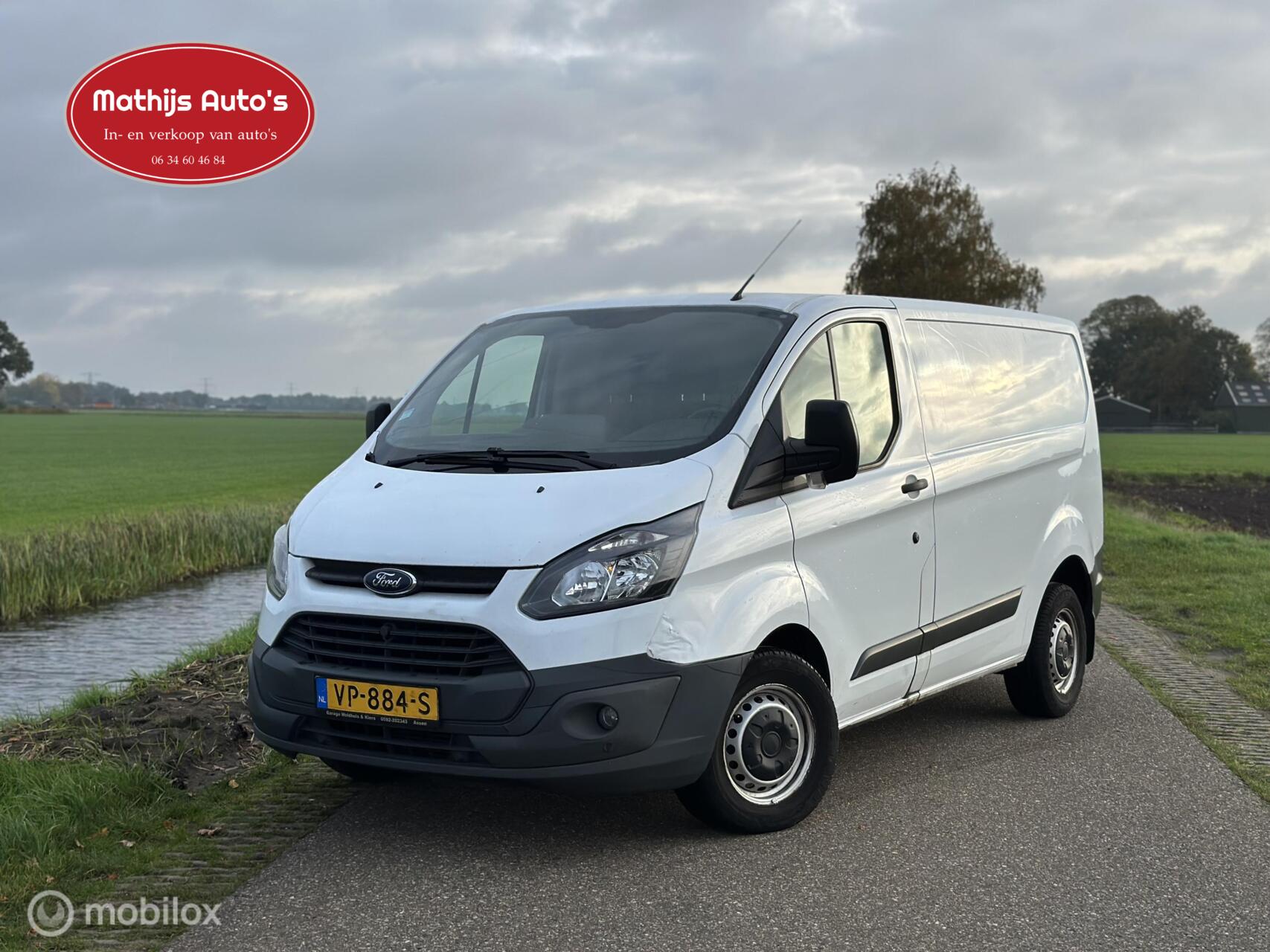 Ford Transit Custom 290 2.2 TDCI L1H1 Auto rookt! Car smokes! 2014 - voorkant