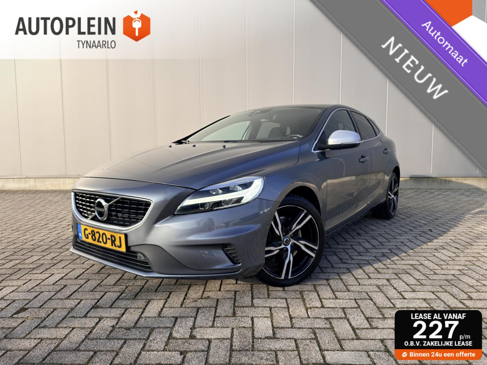 Volvo V40 1.5 T3 Polar+ R-design|Automaat|Standkachel|NAP|Cruise|Navi|Camera 2019 - voorkant