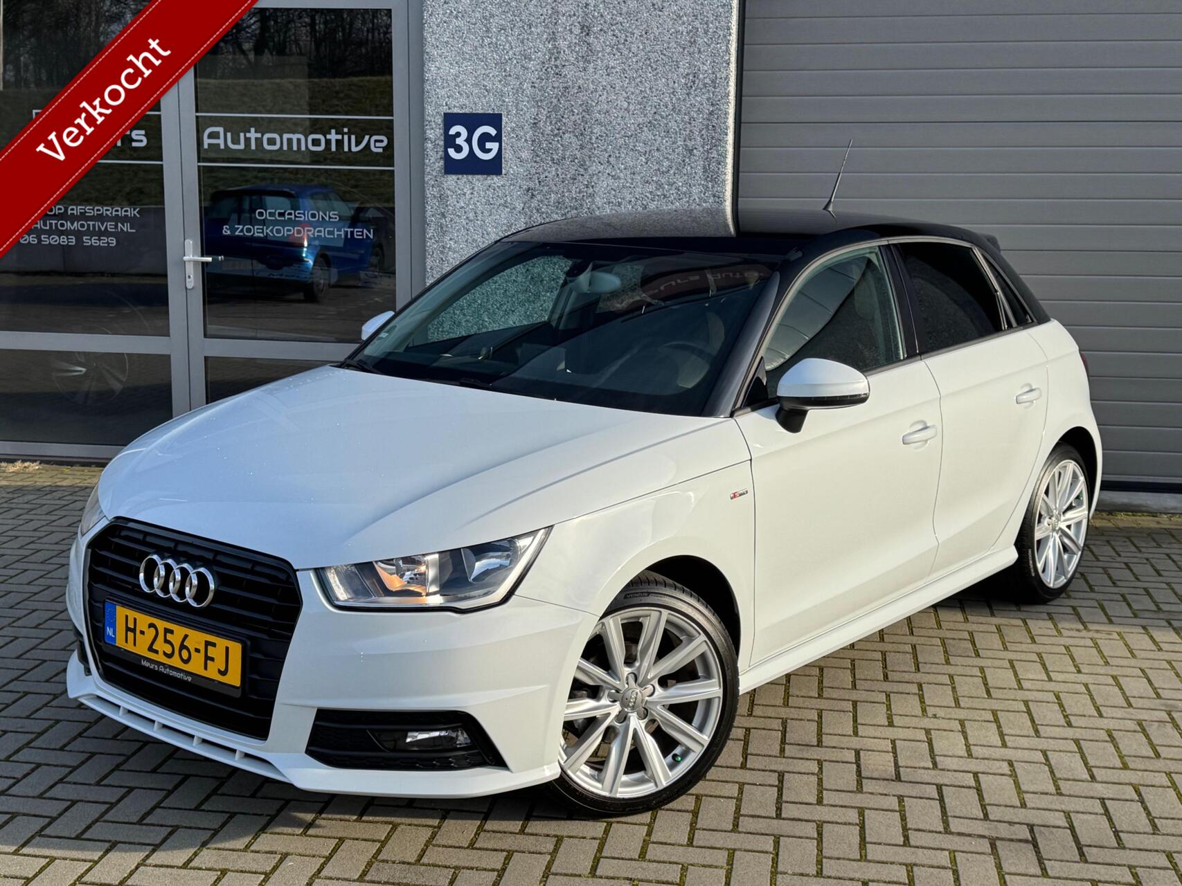 Audi A1 Sportback 1.0 TFSI S-line Navi/Stoelverw/Zwart Dak/Climate/ 2016 - voorkant