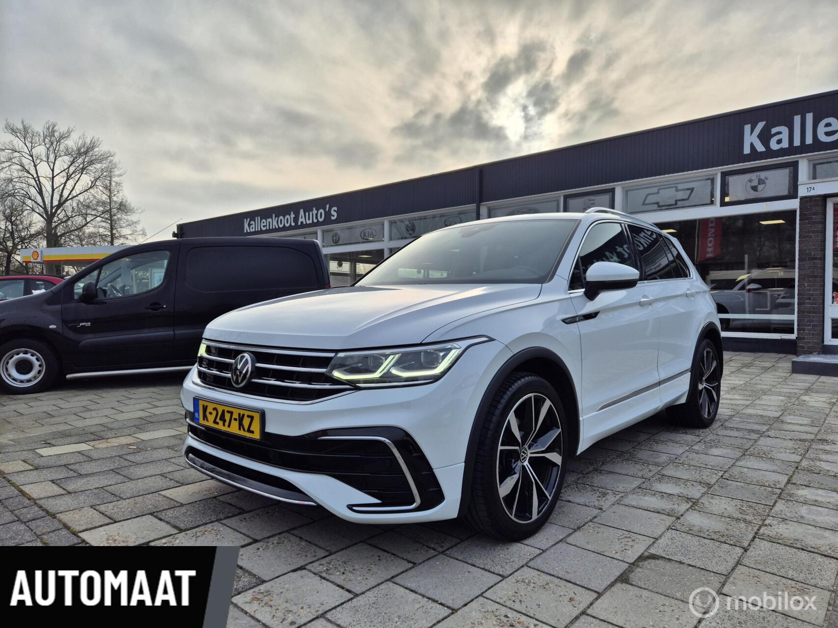 Volkswagen Tiguan 1.5 TSI R-Line, Trekhaak, Dealer onderhoud 2021 - voorkant