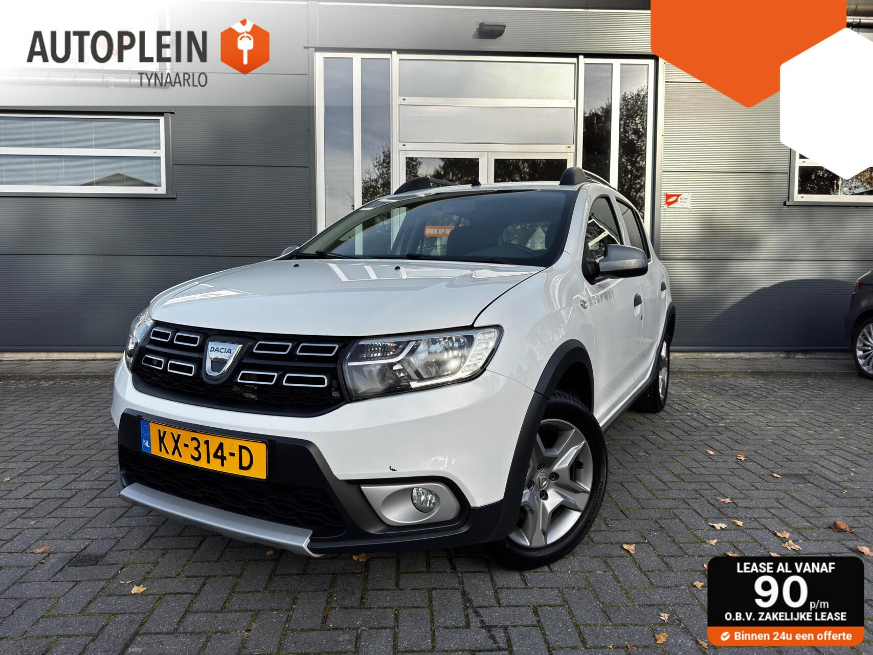 Dacia Sandero Stepway 0.9 TCe Bi-Fuel  Laureate *Airco*|Navi|NL Auto|Cruise|PDC|NAP 2016 - voorkant