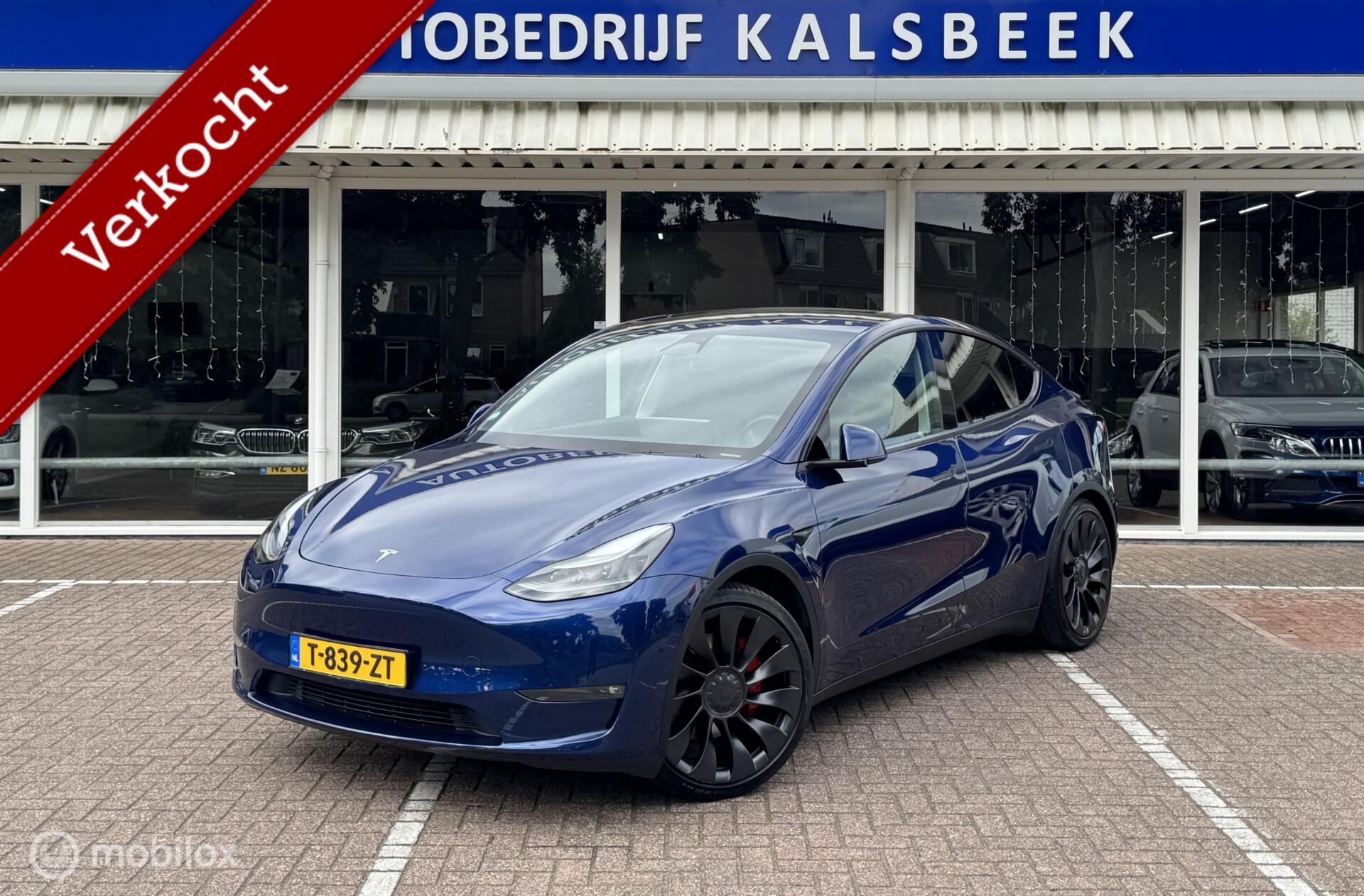 Tesla Model Y AWD 75 kWh|Performance|2023|47DKM|Trekhaak| 2023 - voorkant