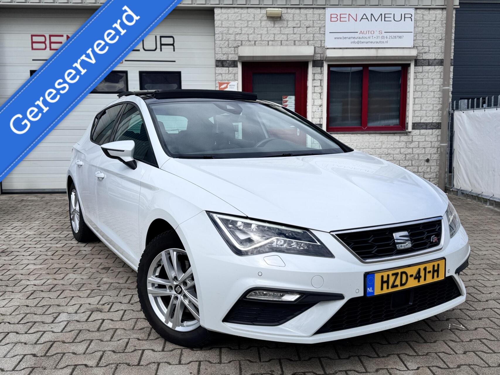 Seat Leon 1.4 TSI 150PK ACT DSG  Pano/ Leder/ Navi 2018 - voorkant