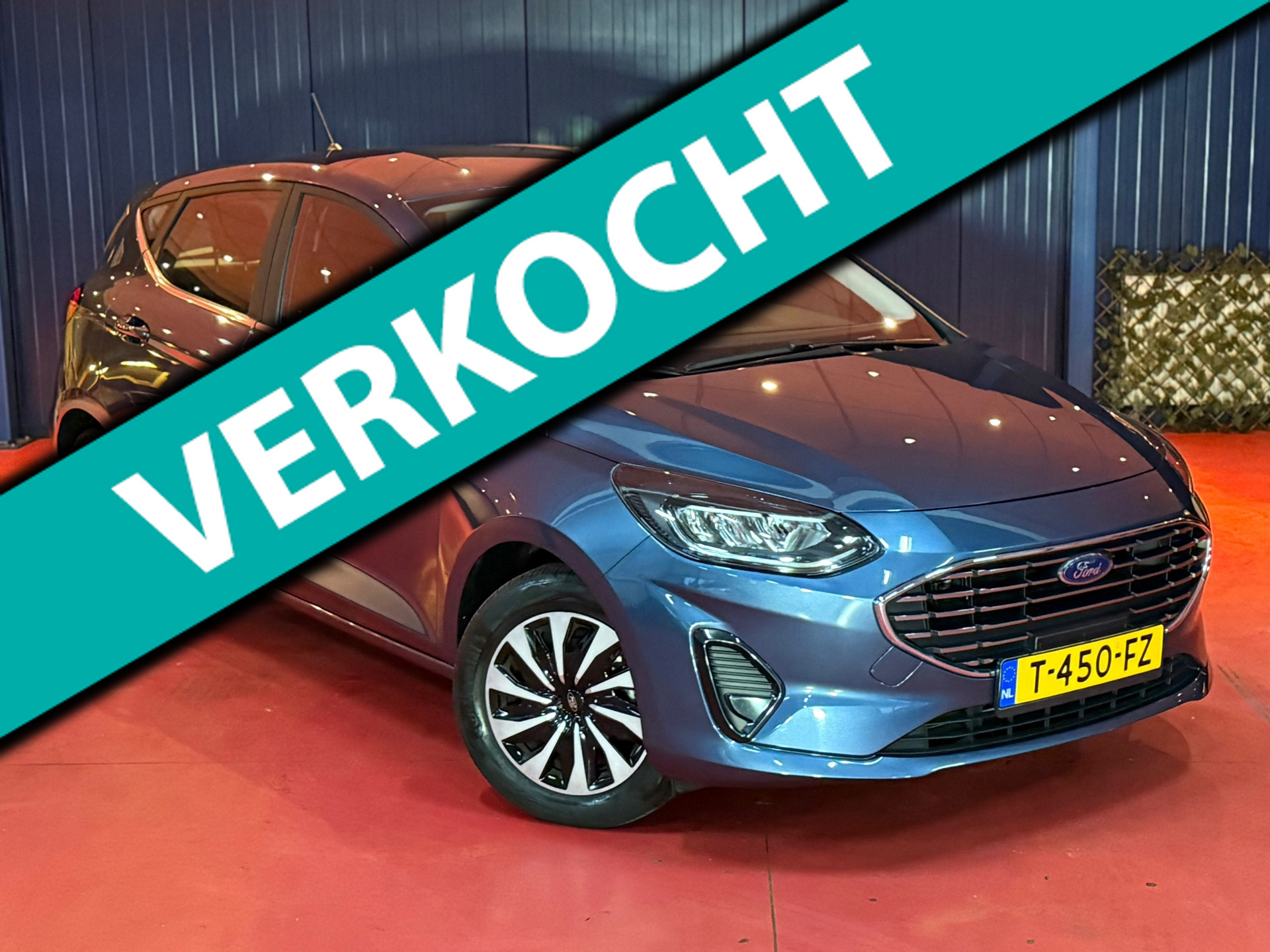 Ford Fiesta 1.0 EcoBoost Hybrid Titanium  1ste eigenaar 2023 - voorkant