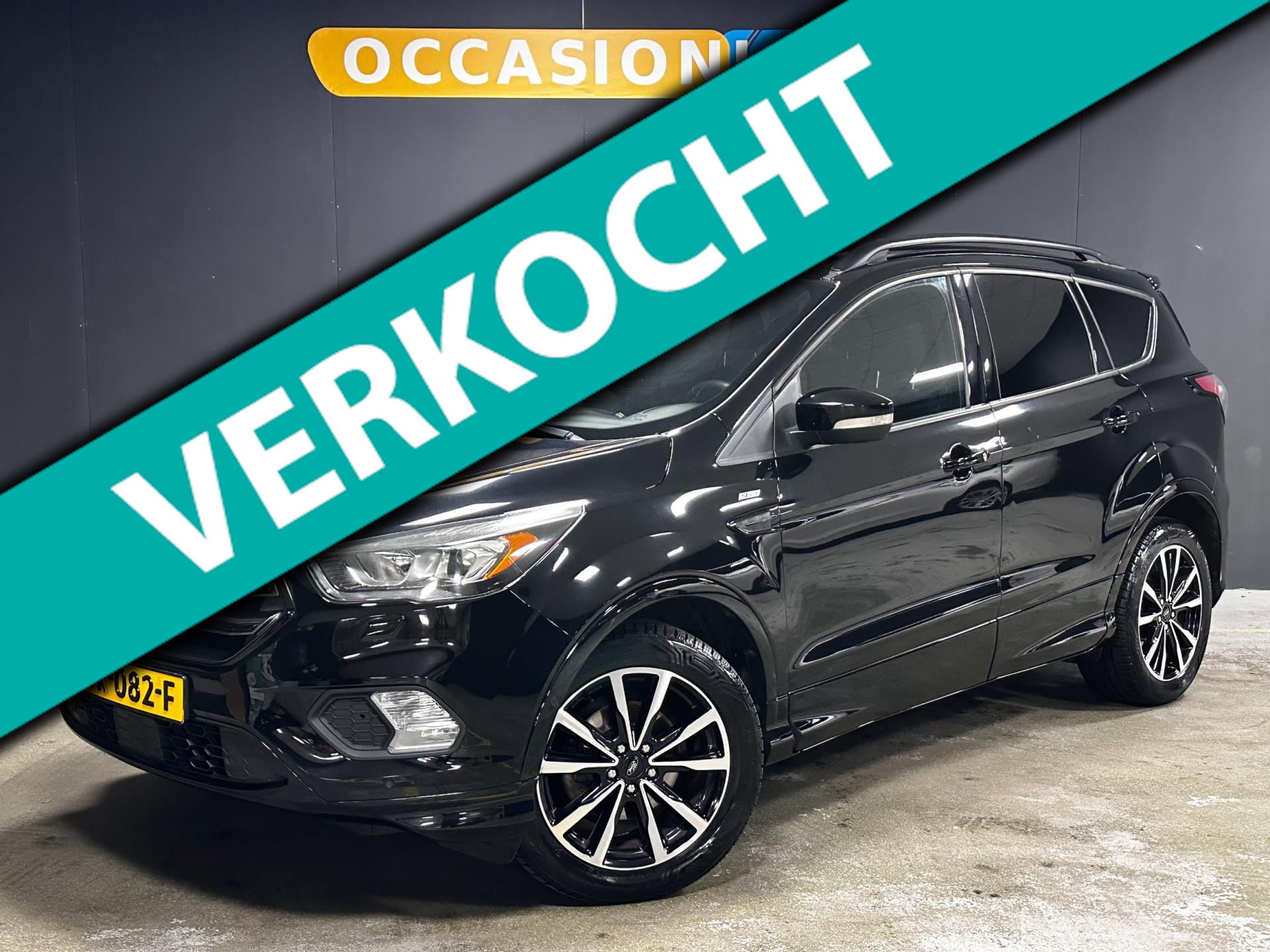 Ford Kuga 1.5 EcoBoost ST Line|TREKHAAK|SONY|CRUISE|STOELV|STUURV|NAVI|BLUETOOTH|18INCH| 2017 - voorkant
