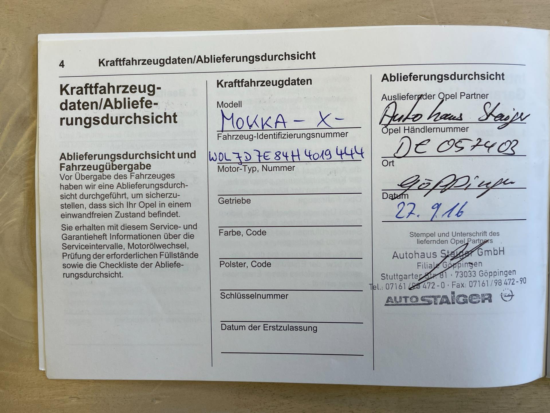 Foto van Opel Mokka